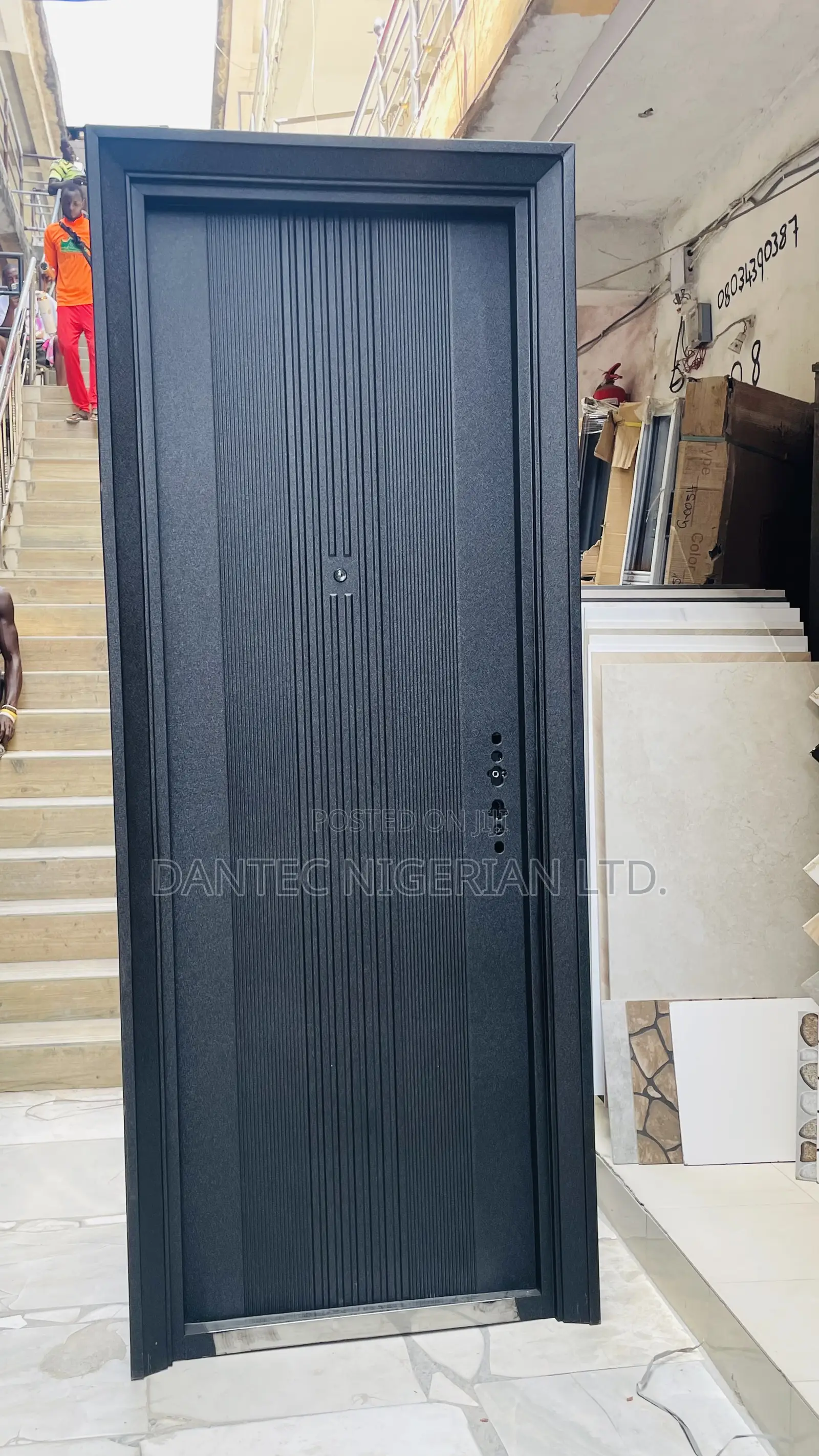 3ft by 8ft Extra Height 6” Inches Frame Jiuhua Steel Door