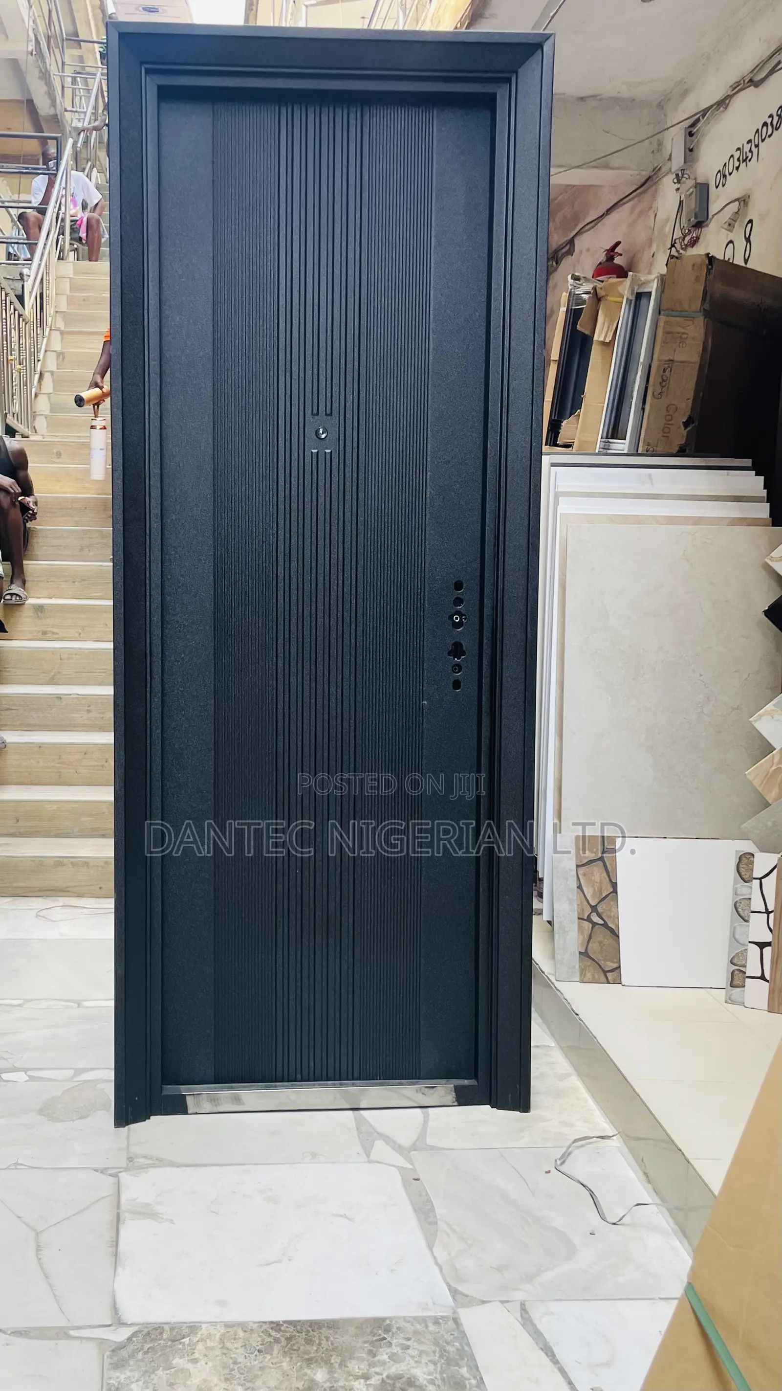 3ft by 8ft Extra Height 6” Inches Frame Jiuhua Steel Door