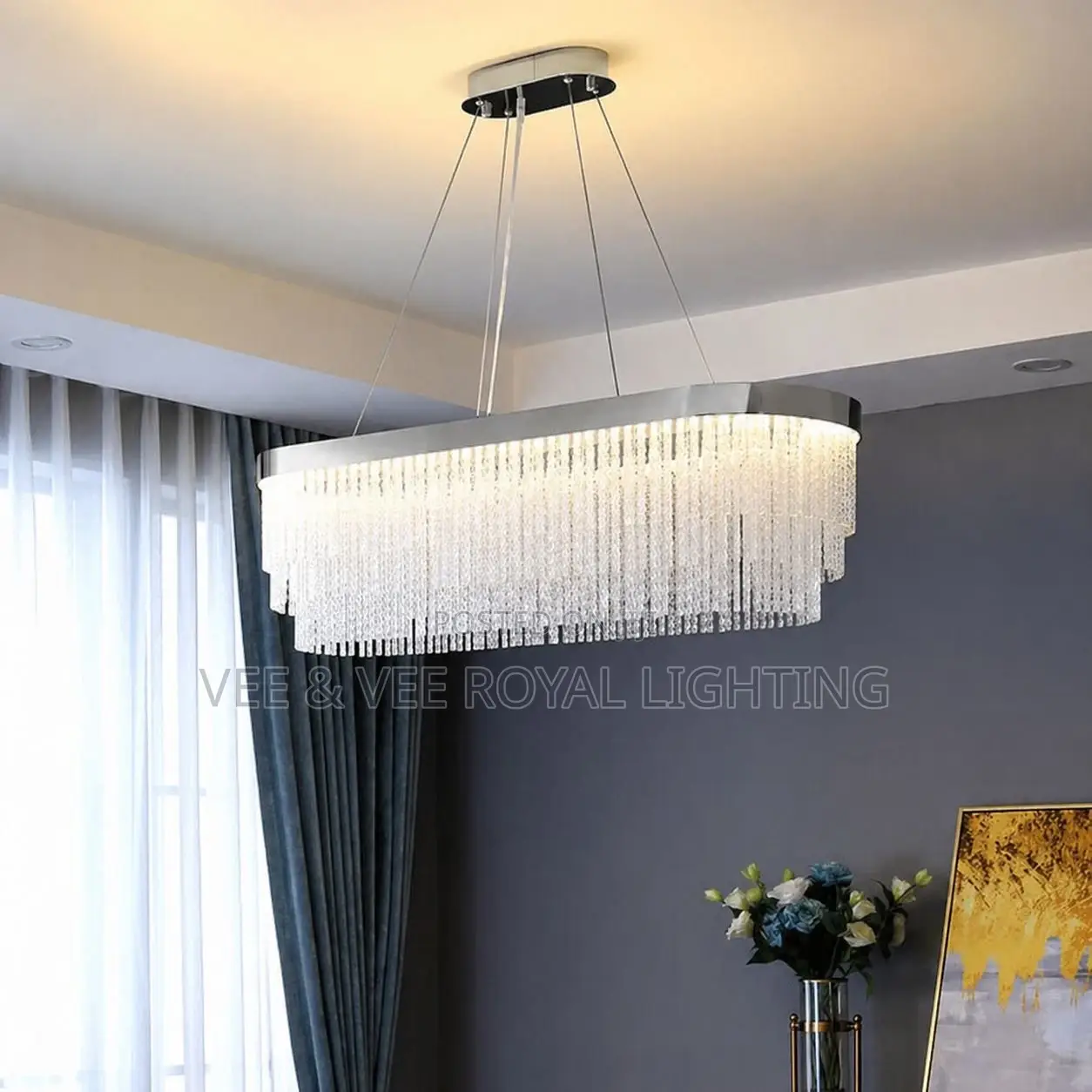 Luxury Gold Crystal Chandelier-for Living Room, Masters Bedroom, Hotel