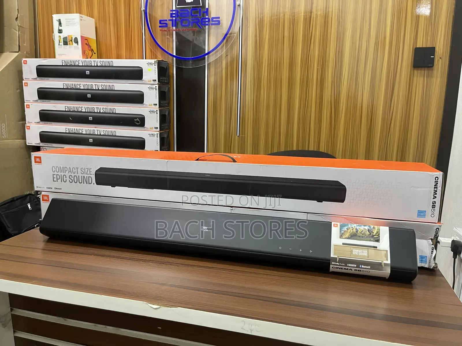 JBL Cinema Sb510 Single Soundbar With Inbuilt Subwoofer