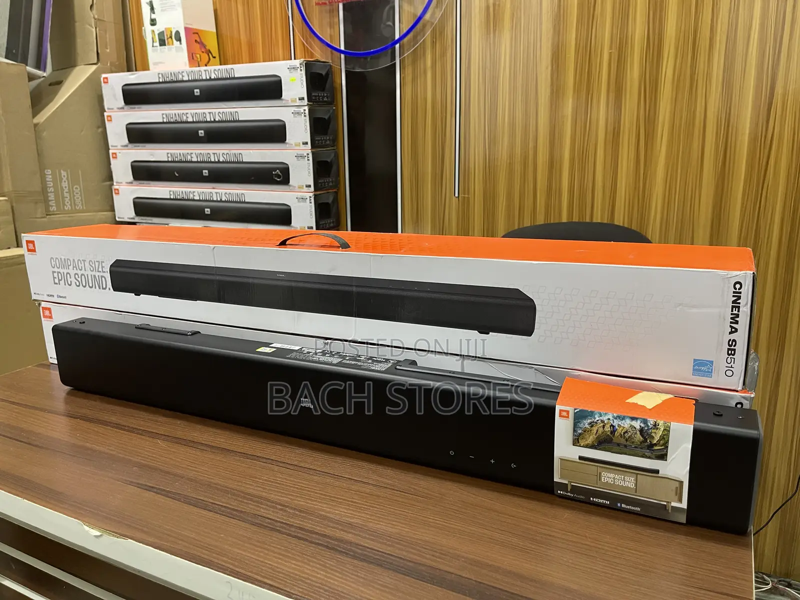 JBL Cinema Sb510 Single Soundbar With Inbuilt Subwoofer