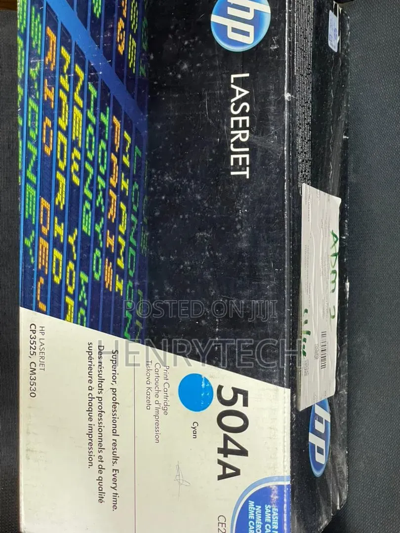 504a Cartridge Toner Genuine Hp