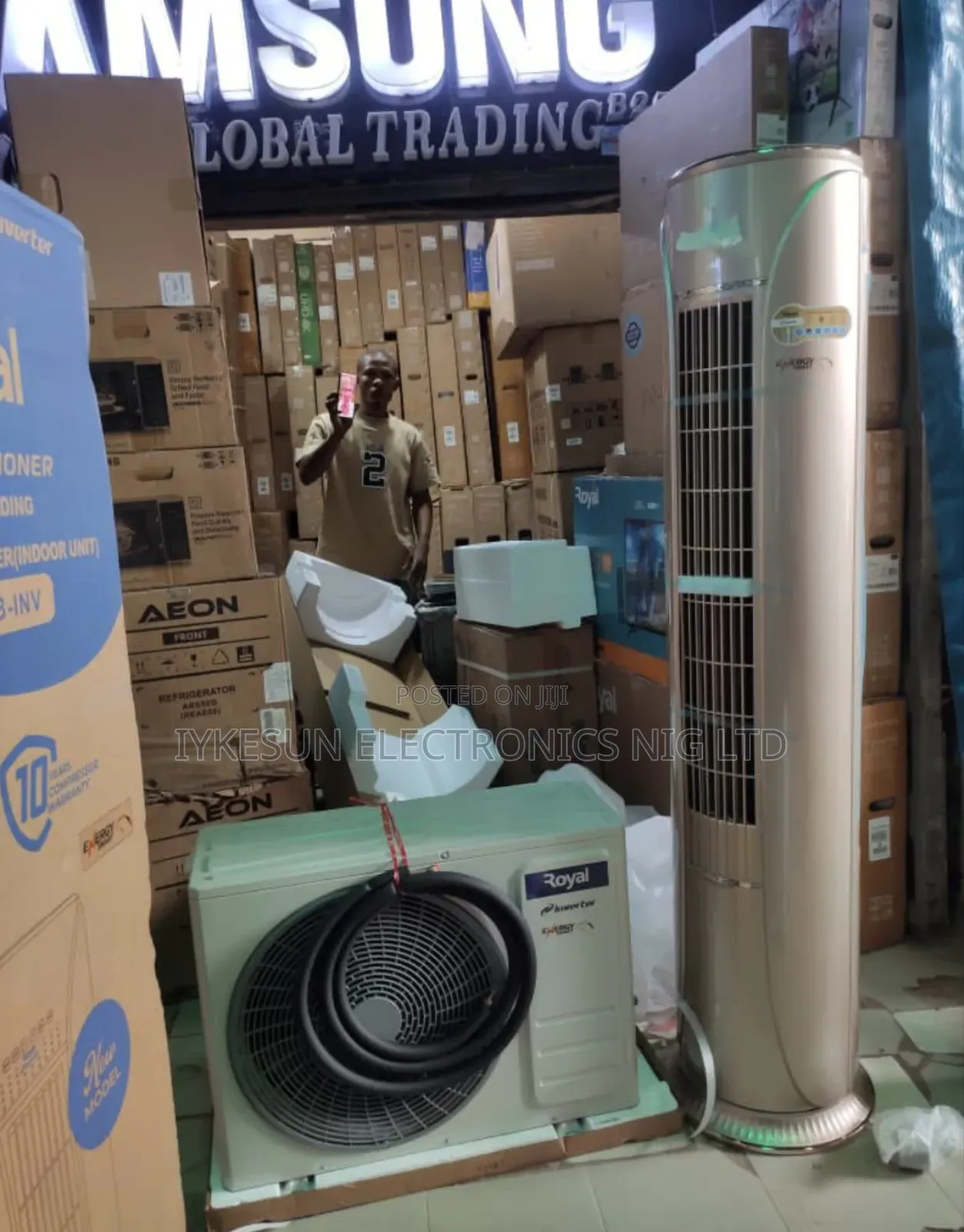 Original Royal Premium Luxury 3 Tons Dual Inverter Air Conditioner Etc