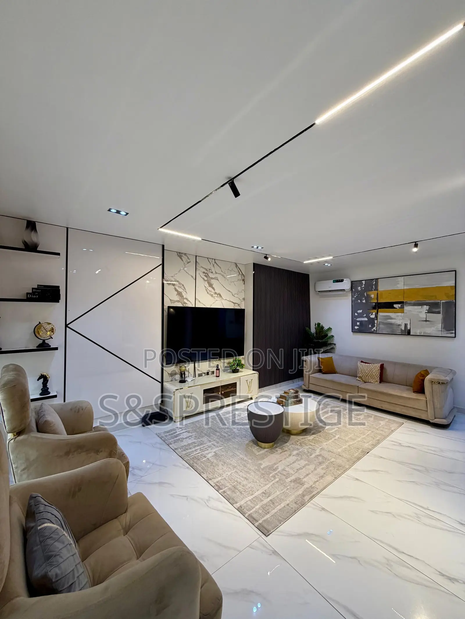 Furnished 3bdrm Townhouse / Terrace in Banana Island for rent