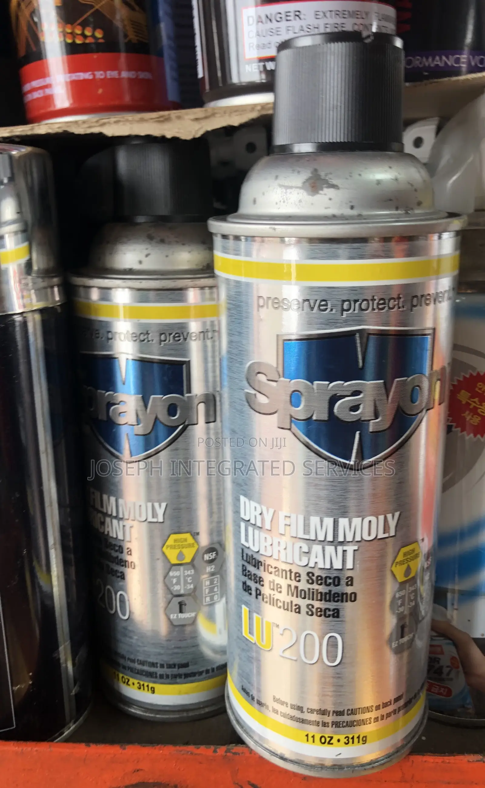 Sprayon Lu200 Dry Film Moly Lubricant