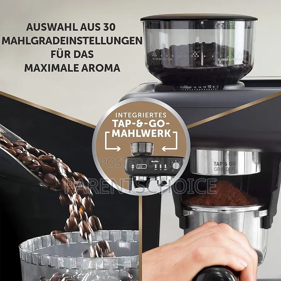 Breville Barista Max+Espresso Machine With Intelligent Grinder,Dosage