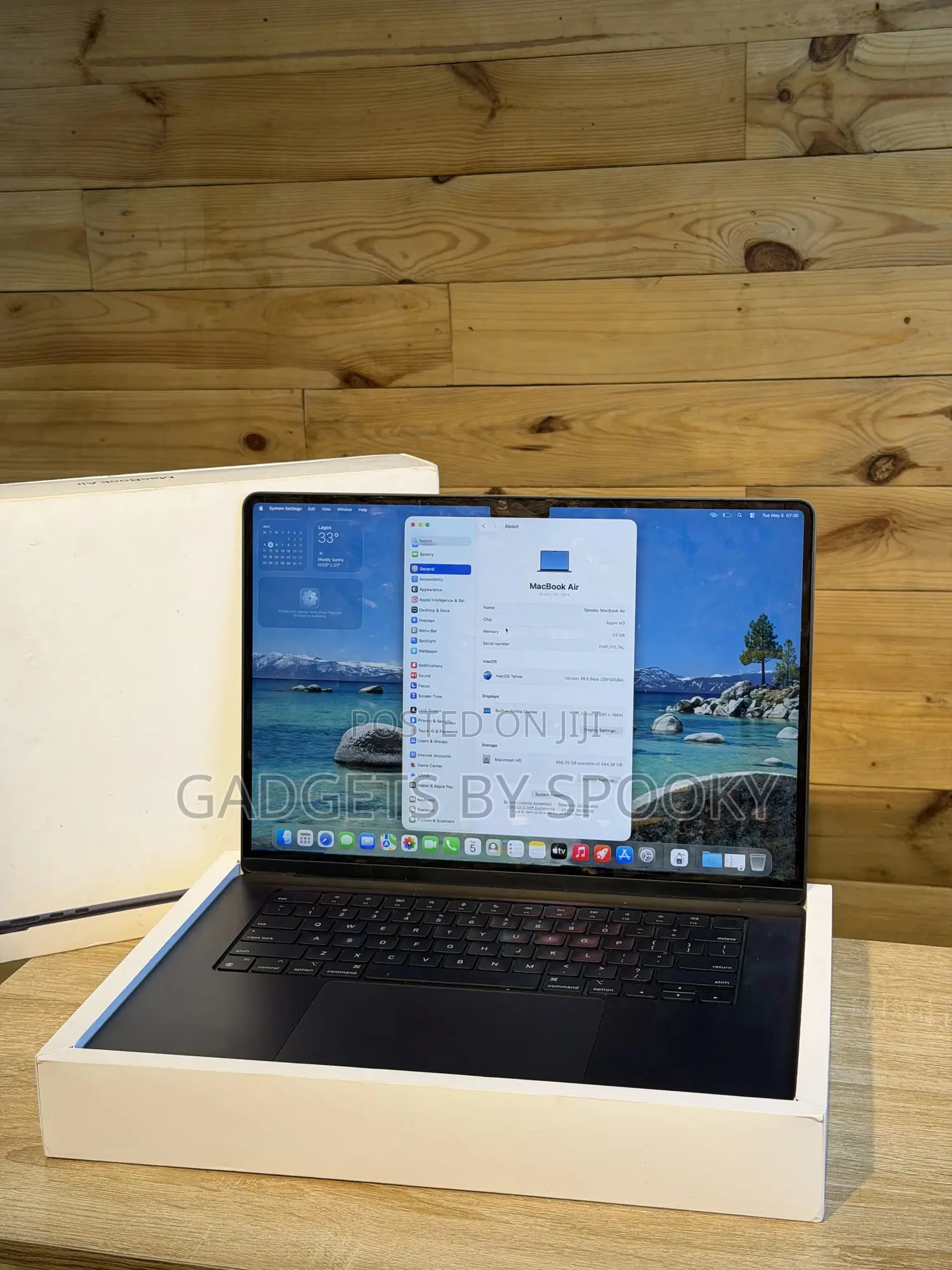Laptop Apple MacBook Air 2024 M3 15-inch 24GB Apple M3 SSD 512GB