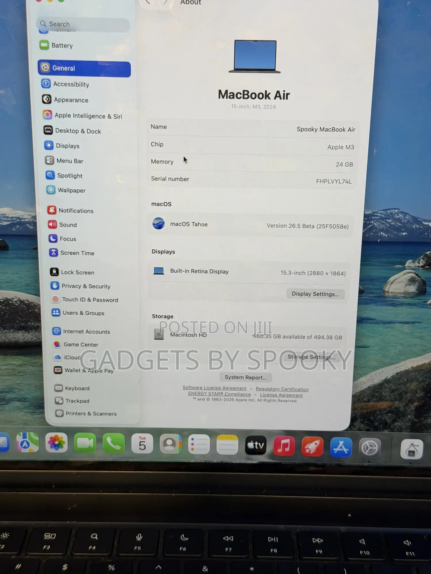 Laptop Apple MacBook Air 2024 M3 15-inch 24GB Apple M3 SSD 512GB
