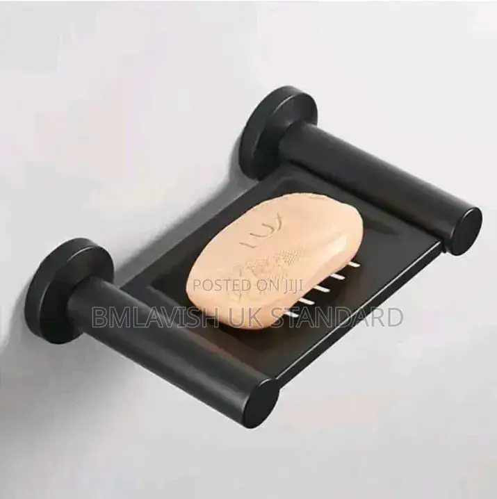 Black Wall Soap Dish