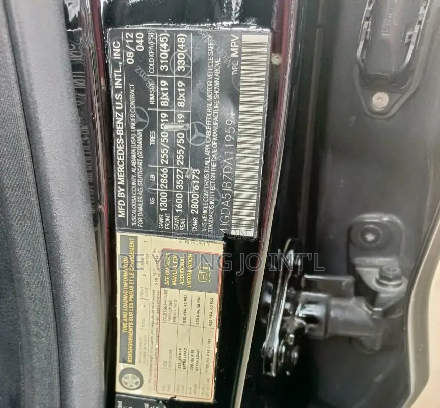 Mercedes-Benz M Class ML 350 4Matic 2013 Black