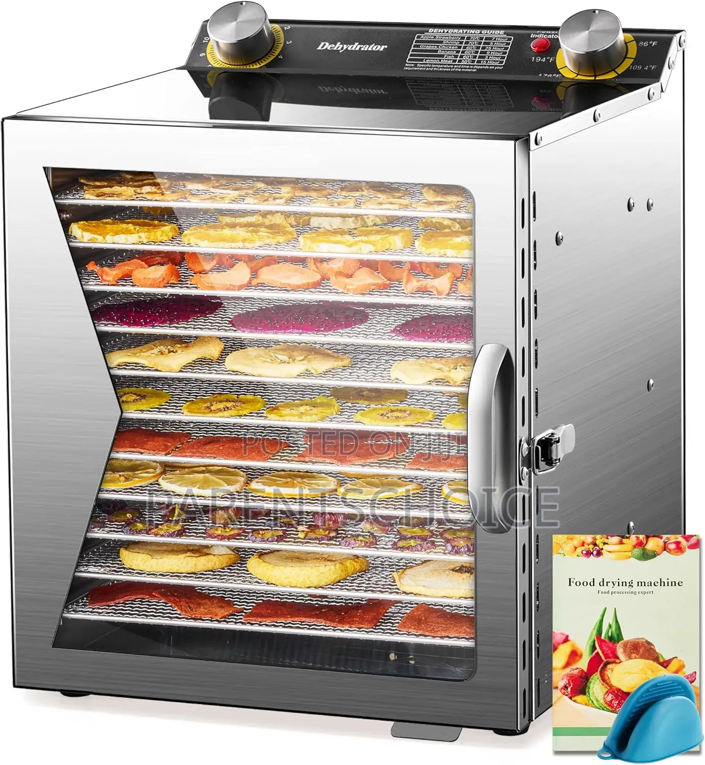Commercial Home Stainless Steel 12-Tray Food Dehydrator