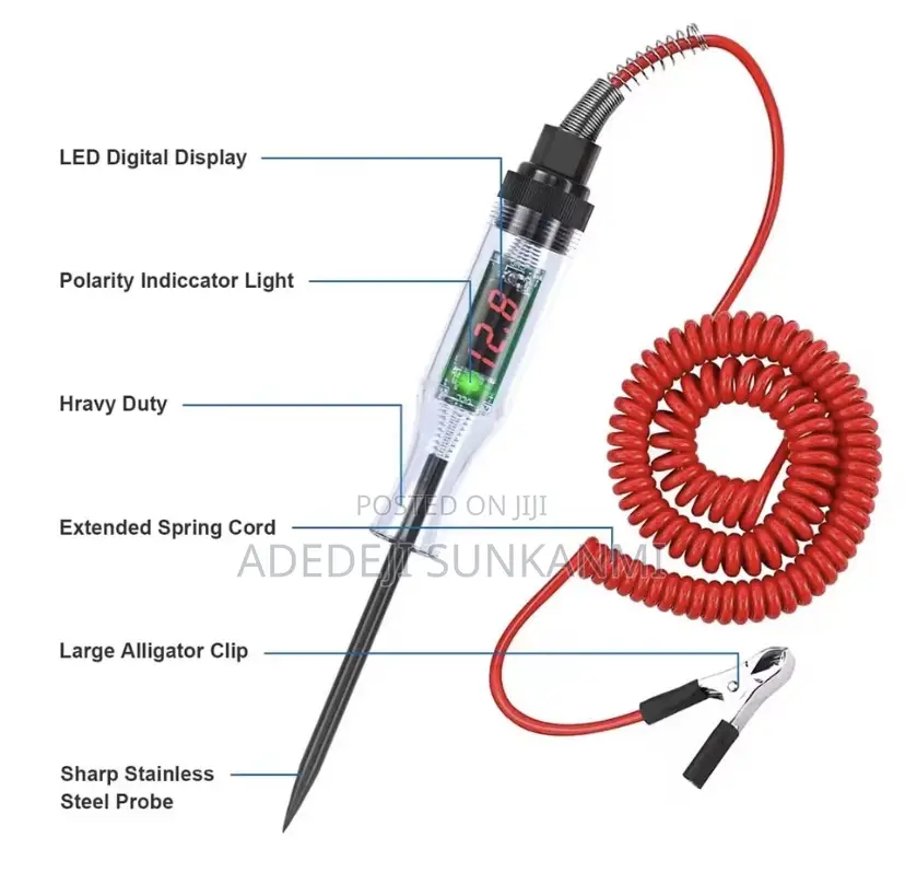 Car Truck Voltage Circuit Tester Auto 6v 24v