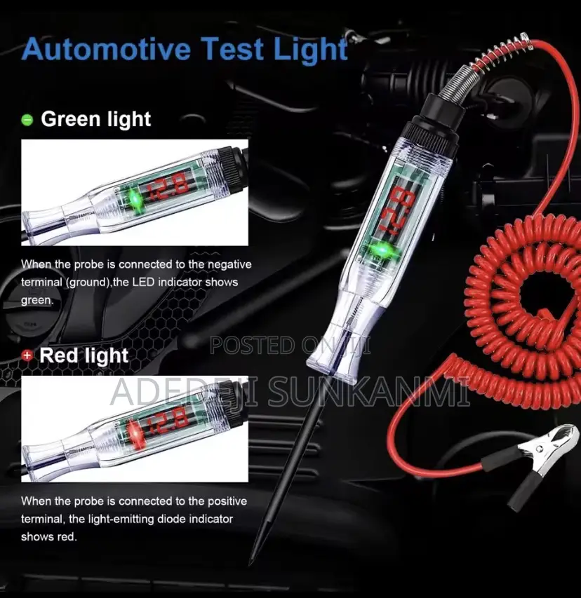 Car Truck Voltage Circuit Tester Auto 6v 24v
