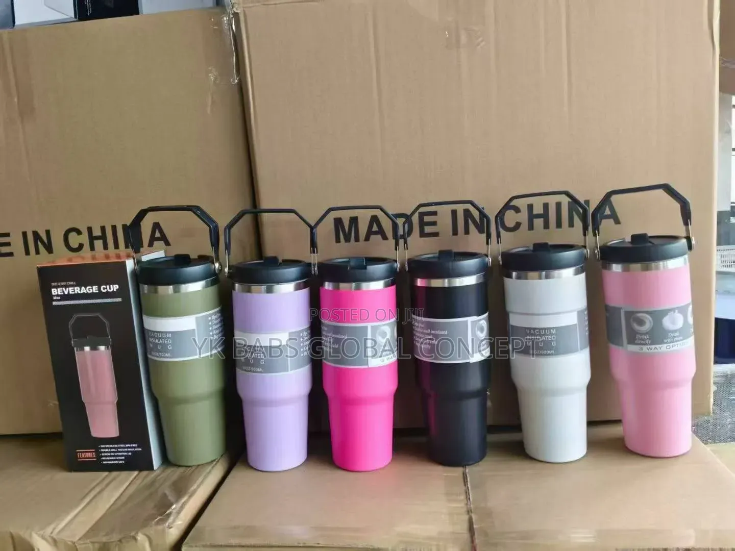 900ml Hot Cold Stainless Steel Mug Water Bottle/Flask