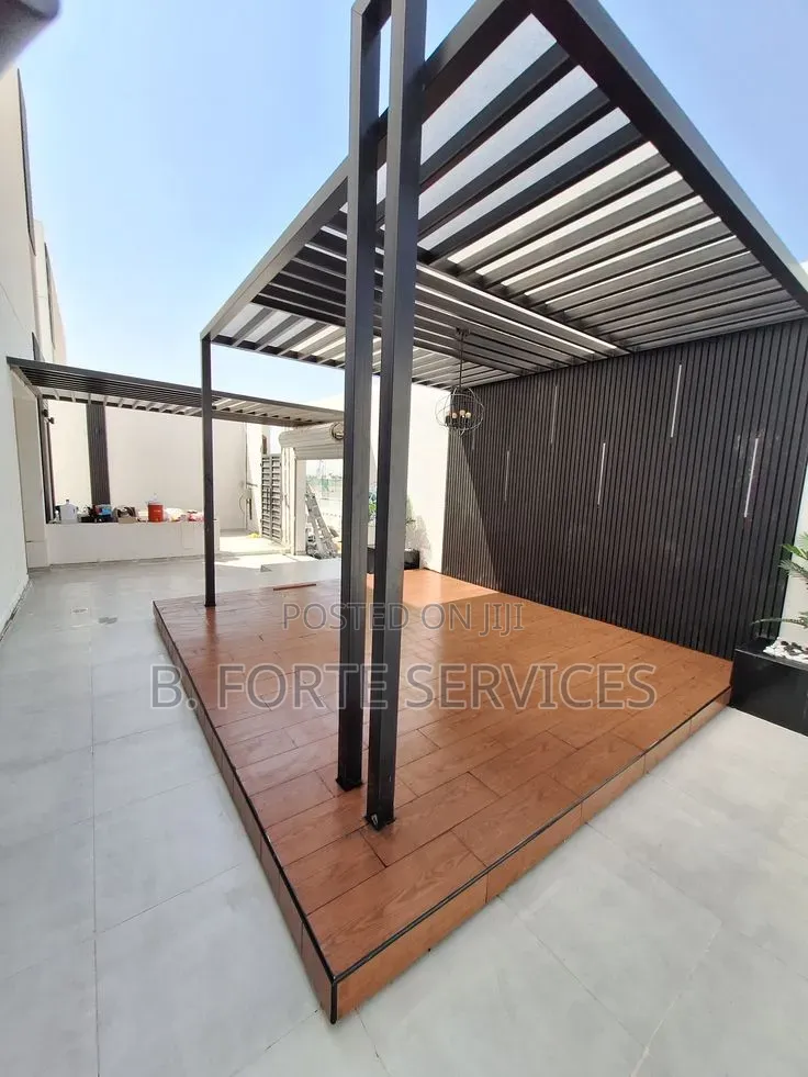 Architectural Steel Pergola Design