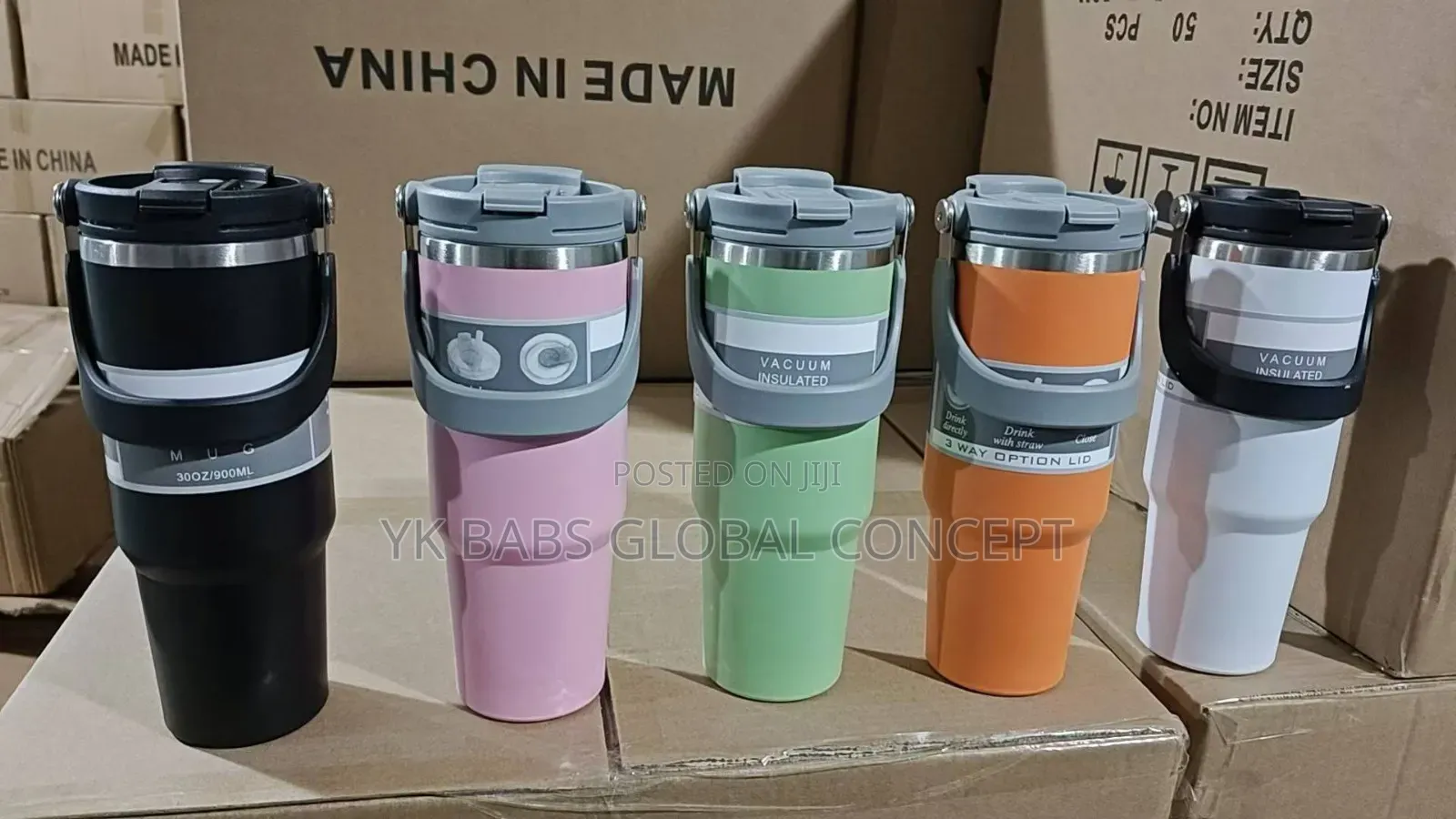 900ml Hot Cold Stainless Steel Mug Water Bottle/Flask