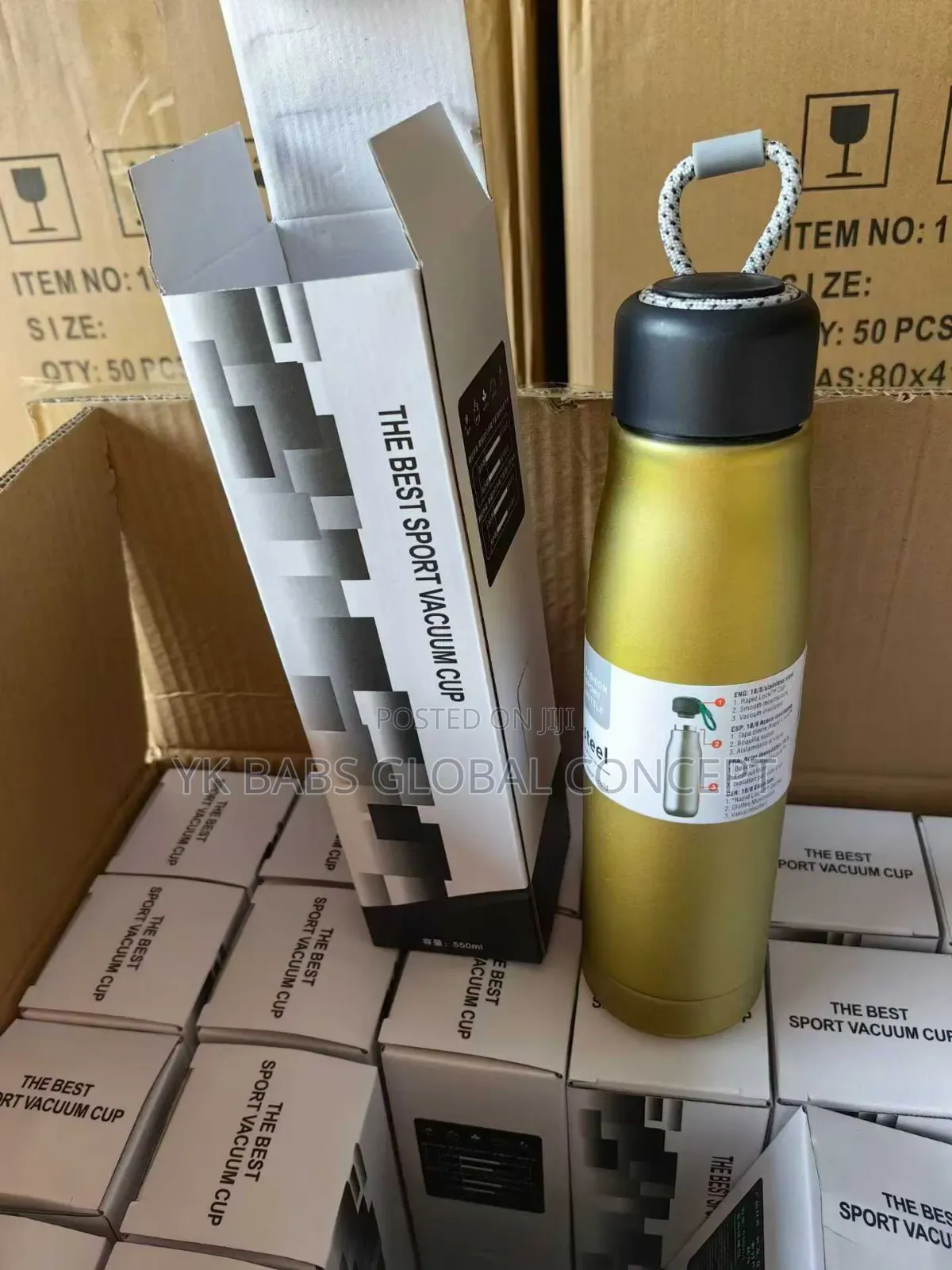 Thermal Water Flask With Rope 500ml