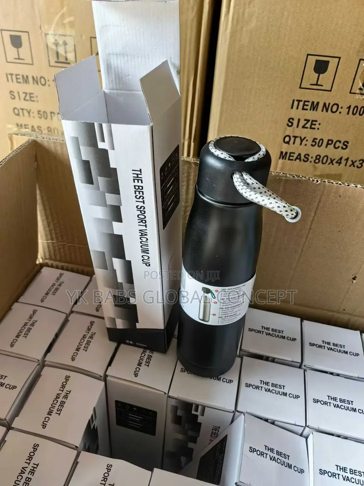 Thermal Water Flask With Rope 500ml