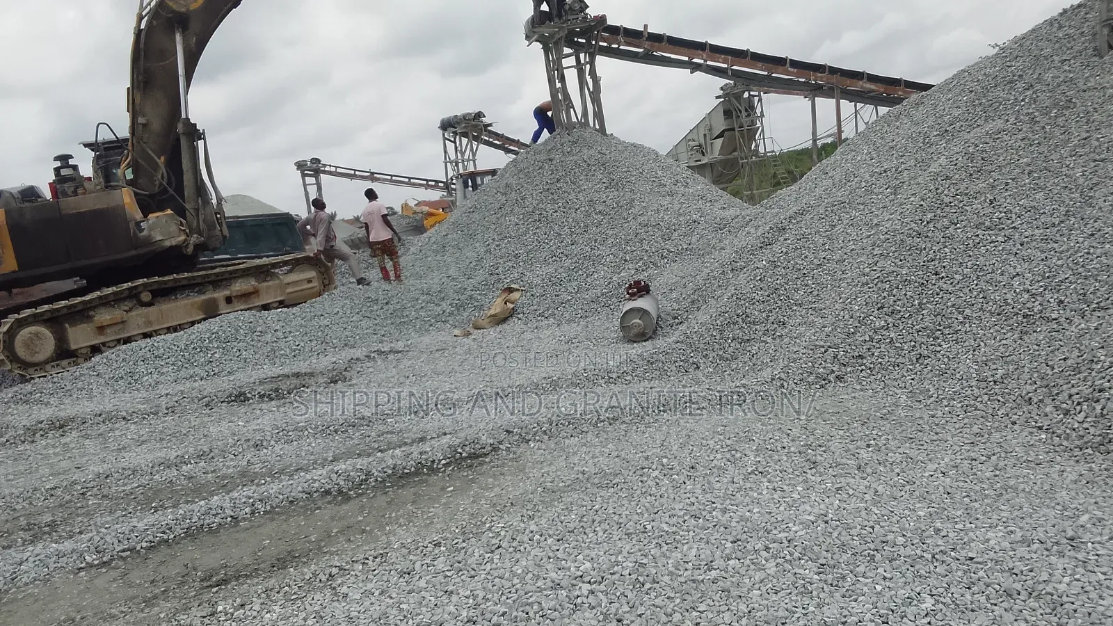 Chipping and Granite Delivery on Payment