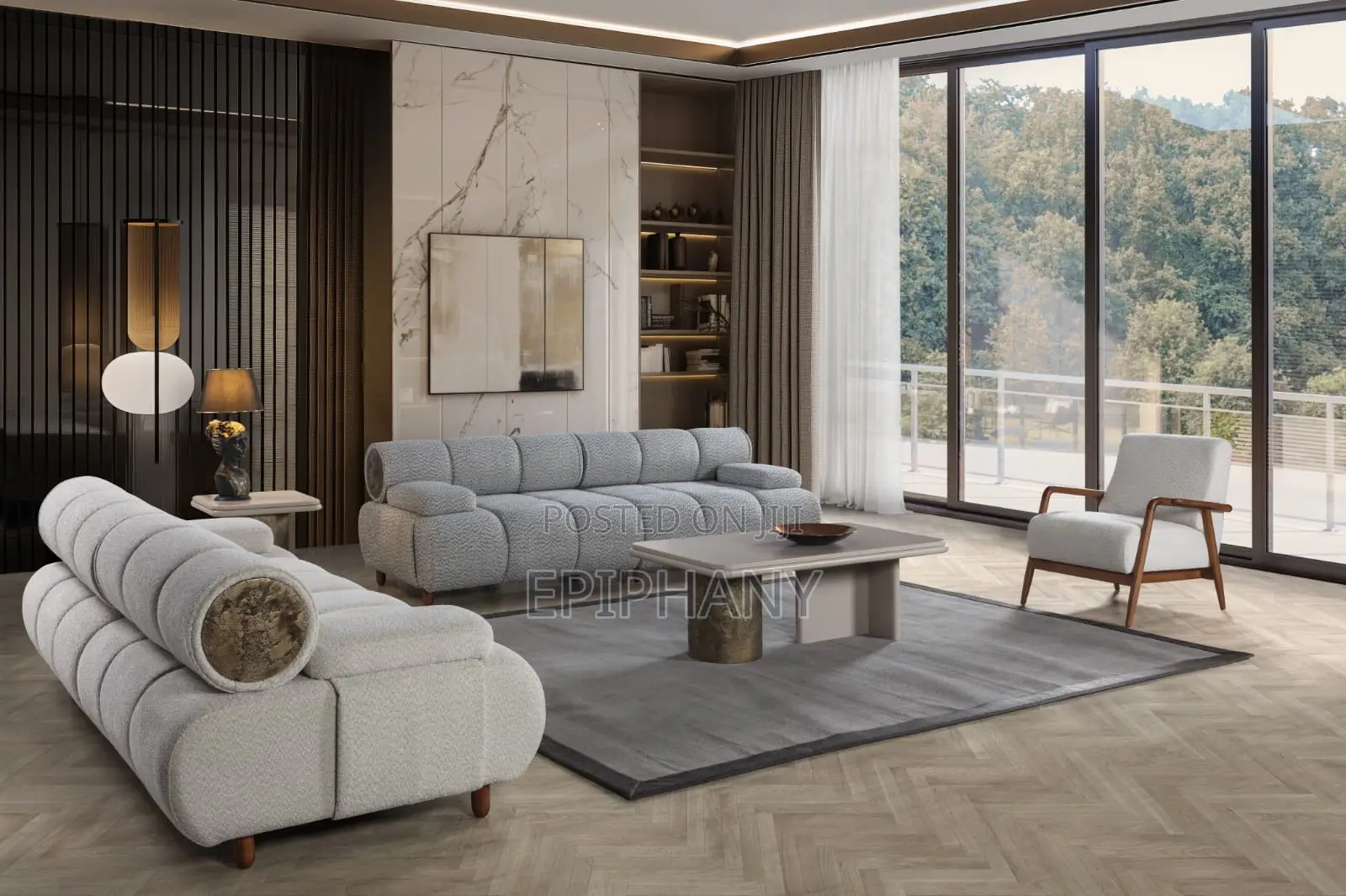 Luxury Contemporary Turkey Chair 3+3+1+1