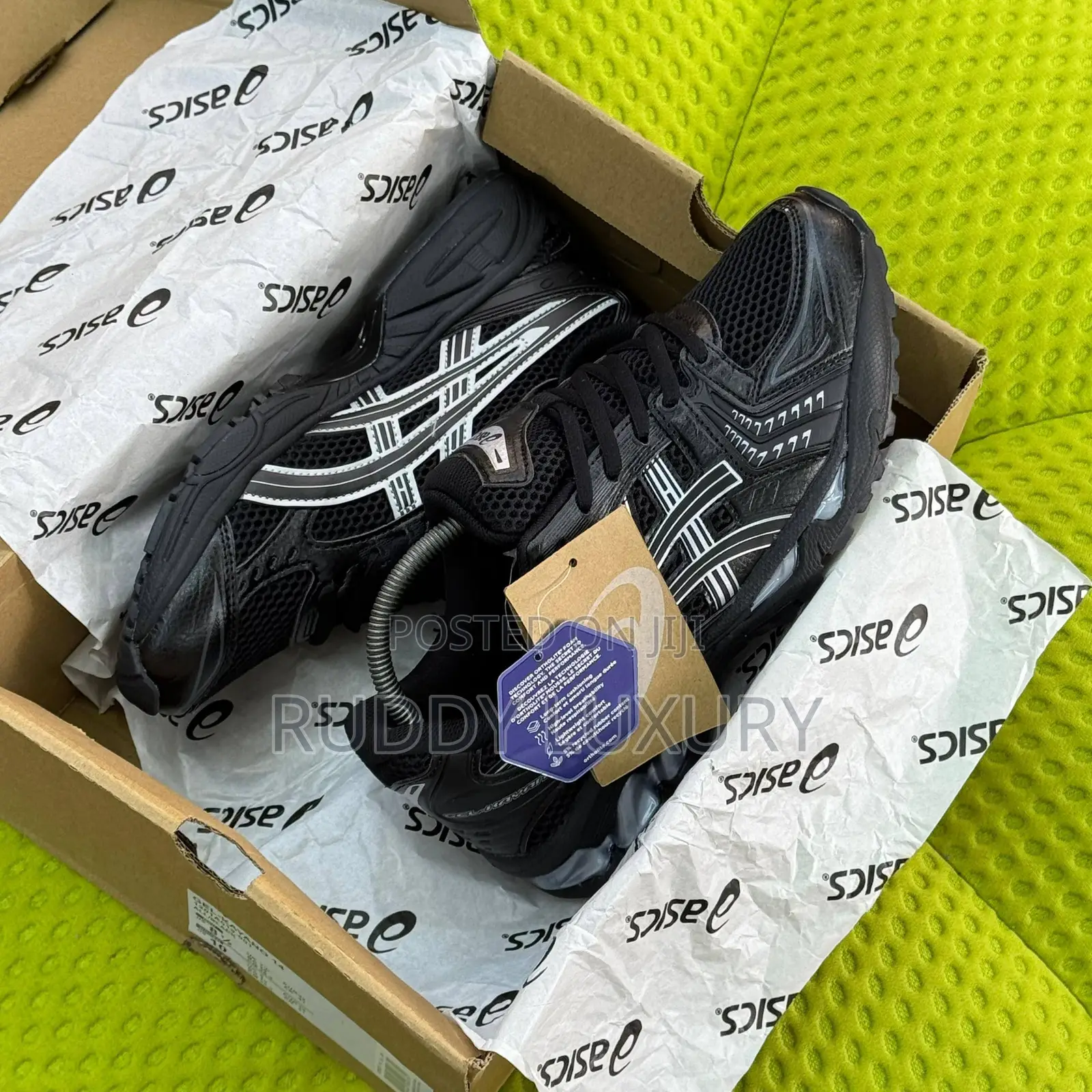 Asics Gel - Kayano 14 “Black Pure Silver” /Buy One Get a Free Sock