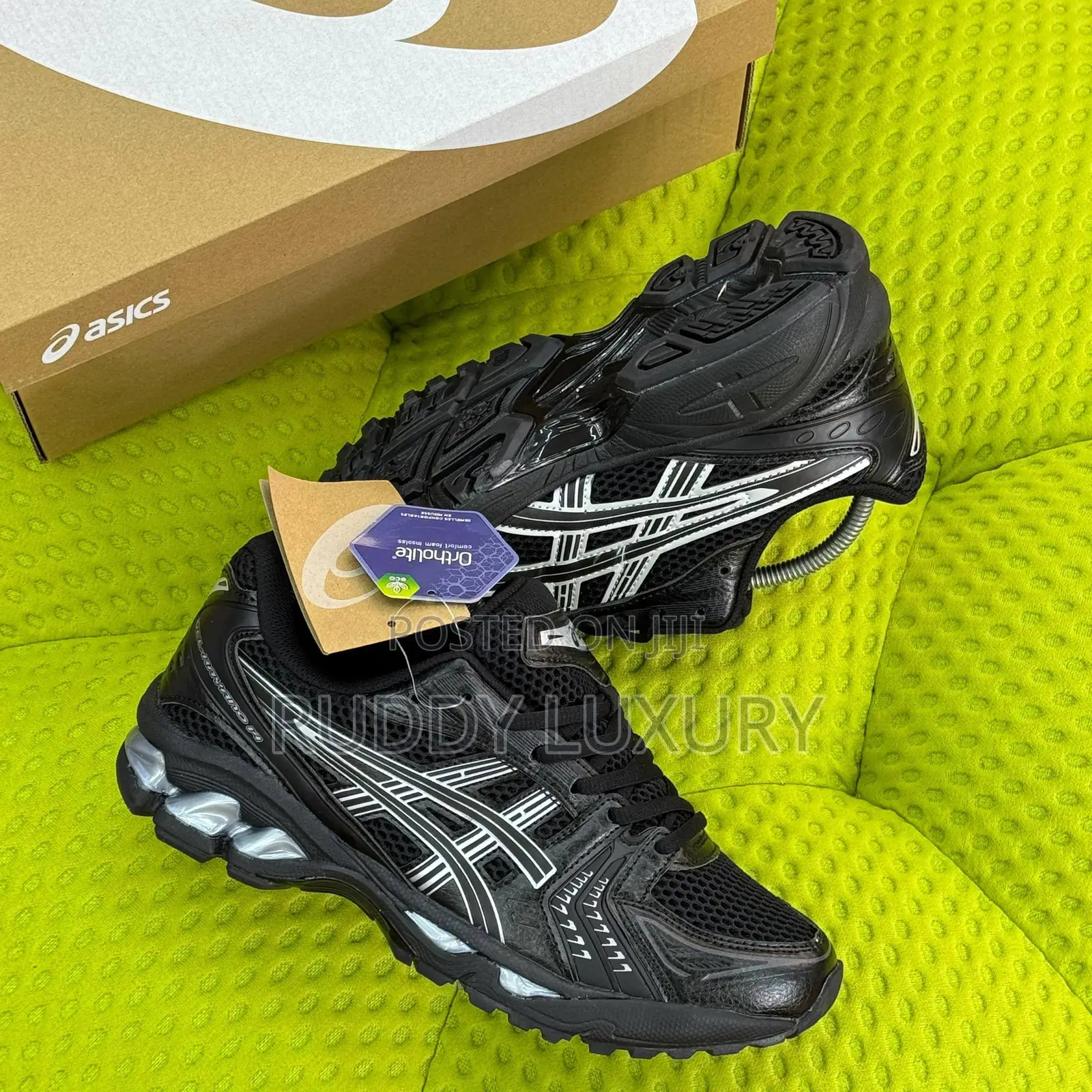 Asics Gel - Kayano 14 “Black Pure Silver” /Buy One Get a Free Sock
