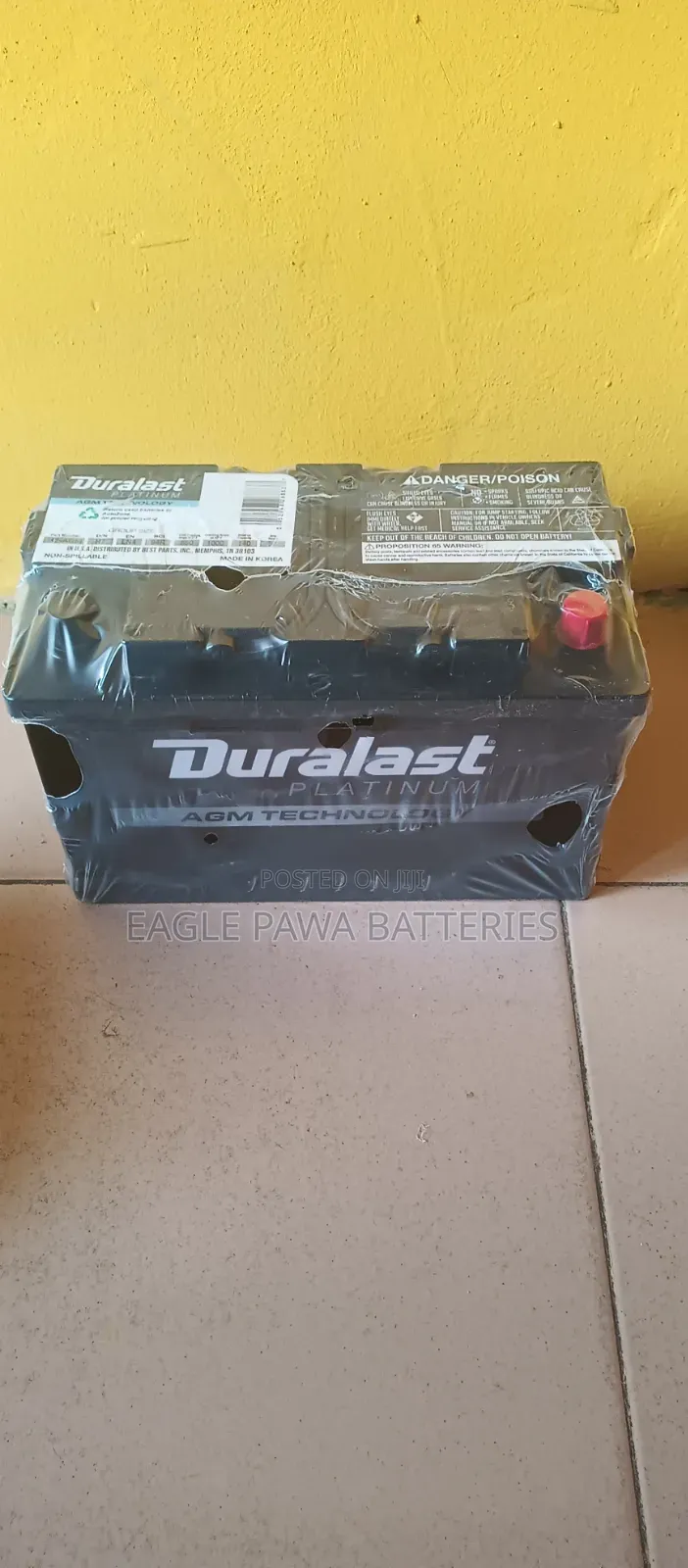 Duralast Agm Battery 80ah