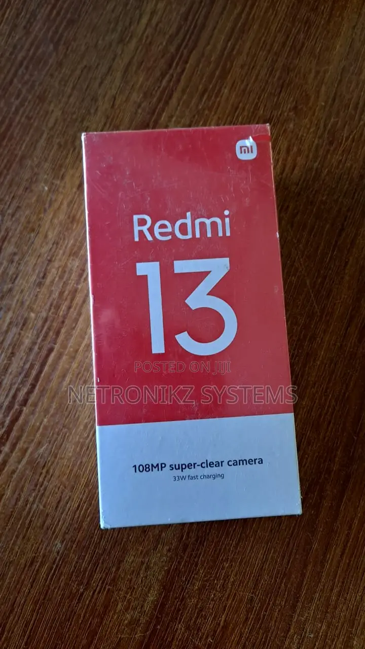 New Xiaomi Redmi 13 128 GB Black