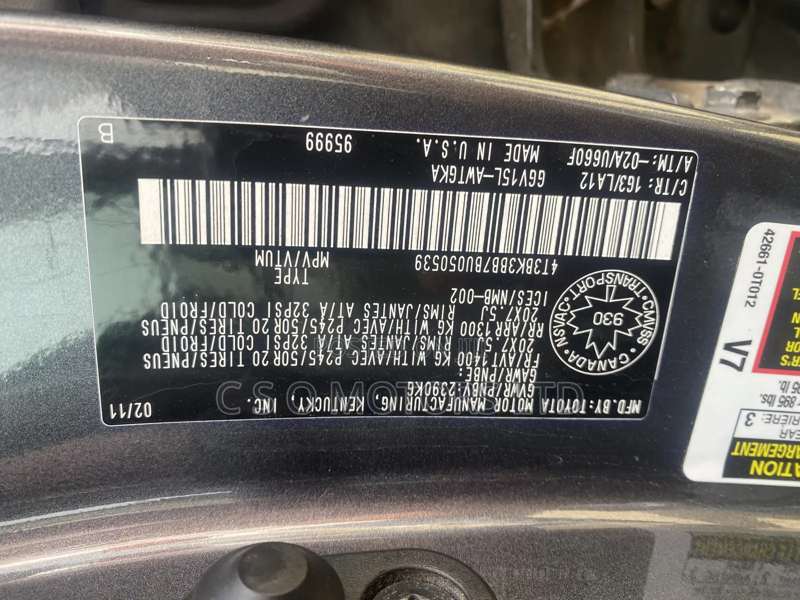 Toyota Venza AWD 2011 Gray