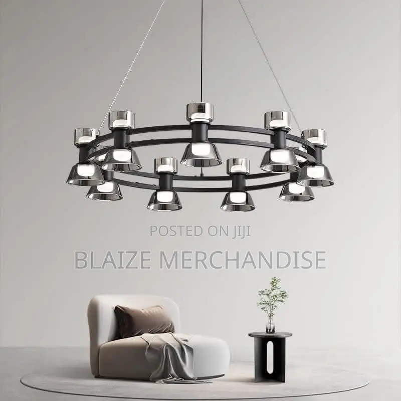 Led Glass Chandelier Luxury Ceiling Pendant Light Home Decoration