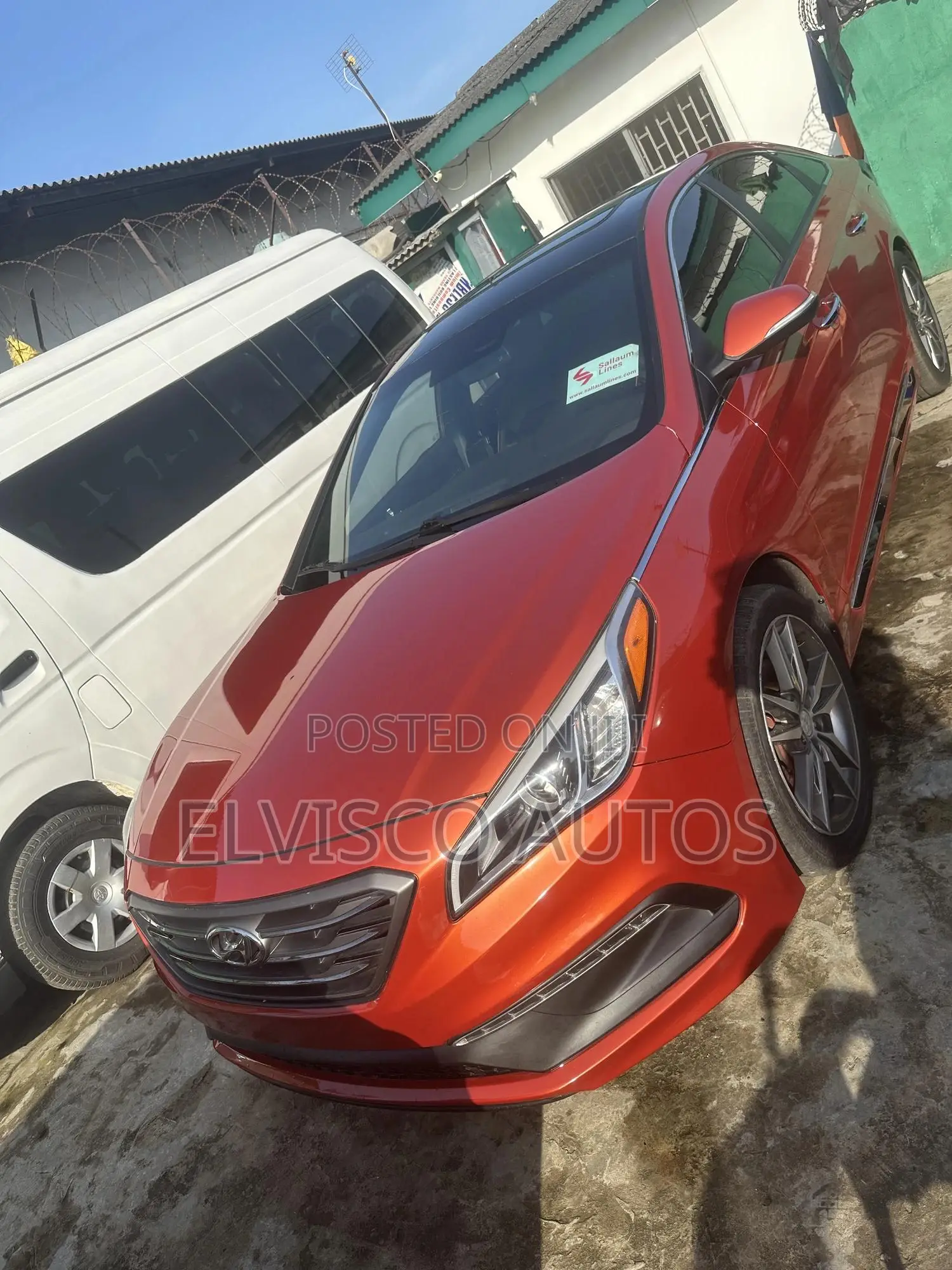 Hyundai Sonata 2015 Orange