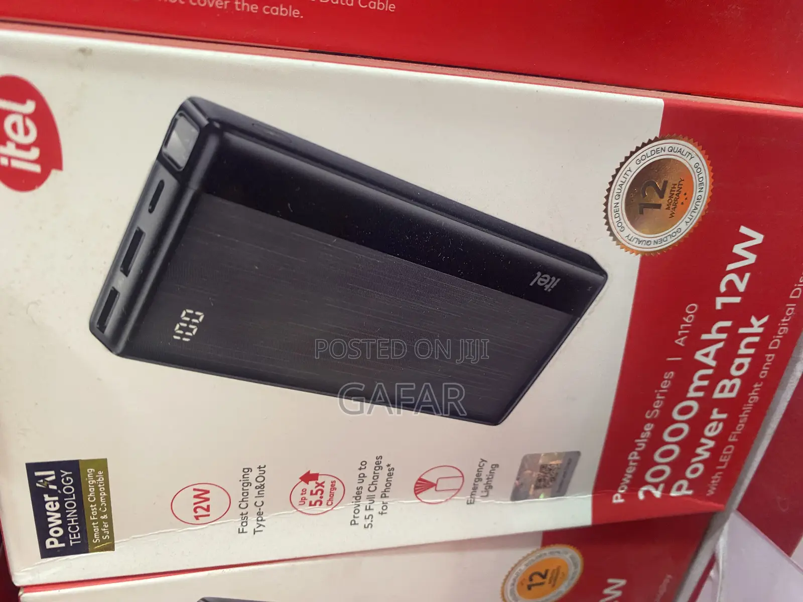 Original Itel 20000mah Powerbank_ Fast Charging