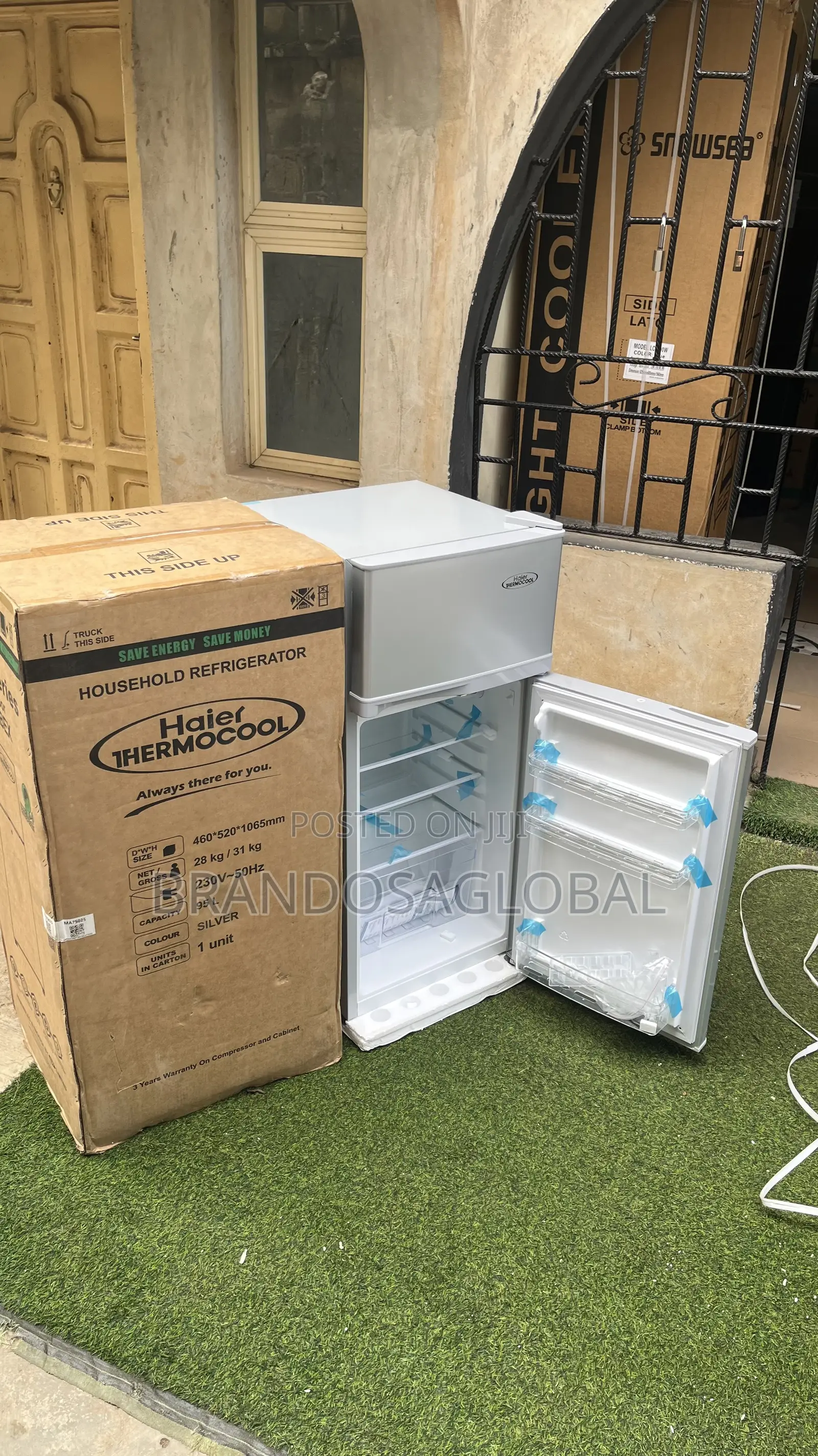 Haier Thermocool 95l Doubledoor Refrigerator[Hrf-95bex]Quietoperation