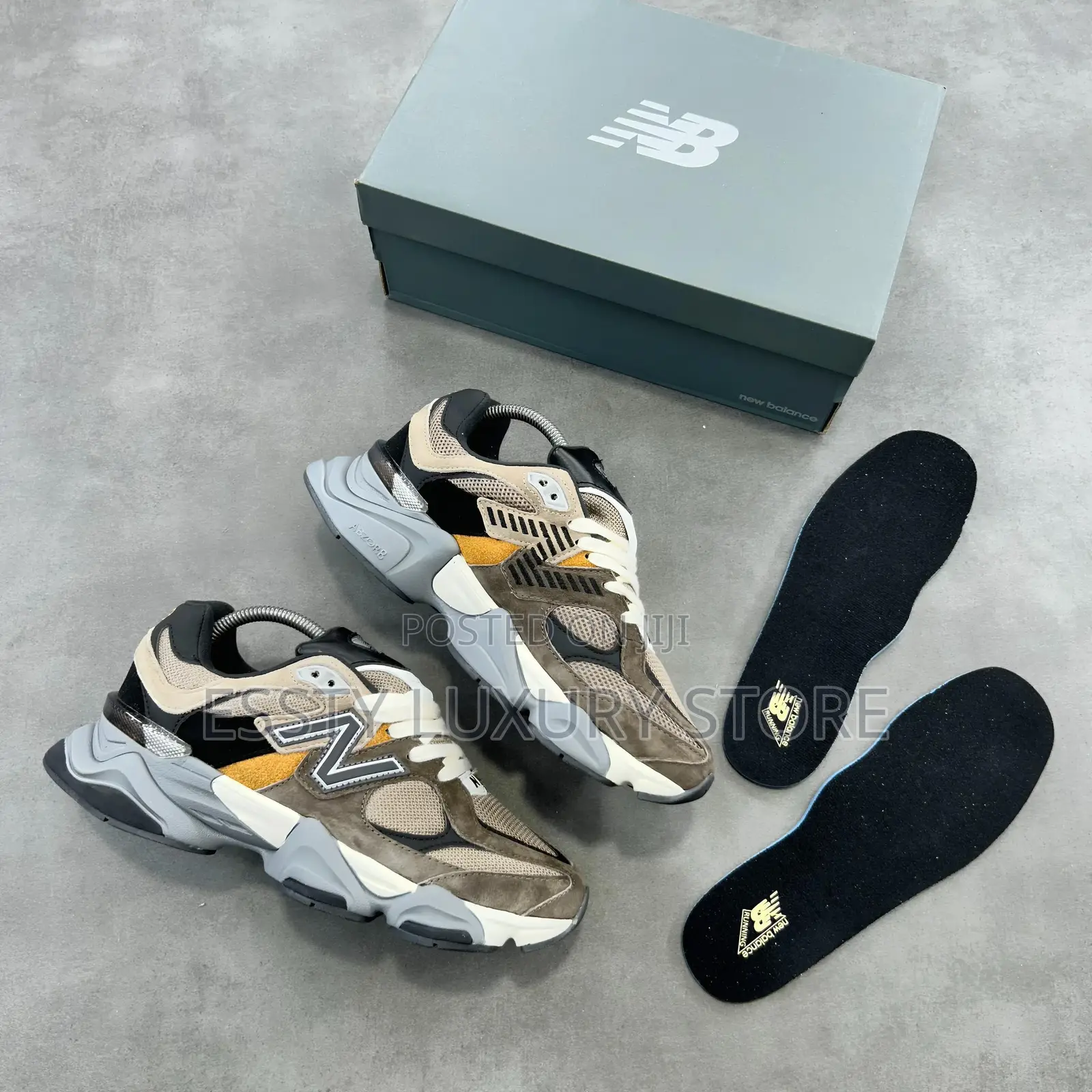 New _ New Balance 9060 “ Brown Beige-Tan ” Snks