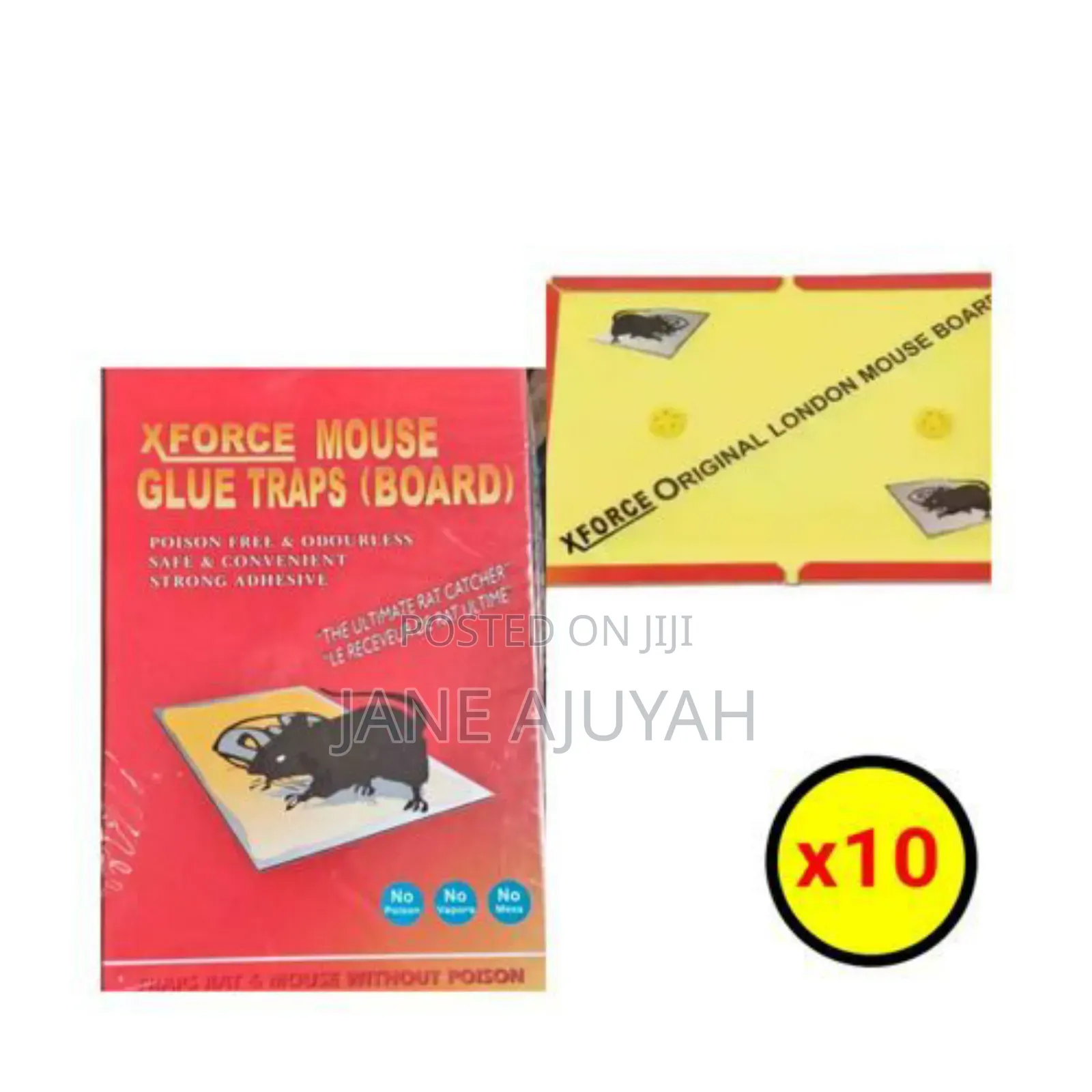 Fast Rat Catcher Gum Mouse Glue Trap Rat Trap Board - 10 Pieces