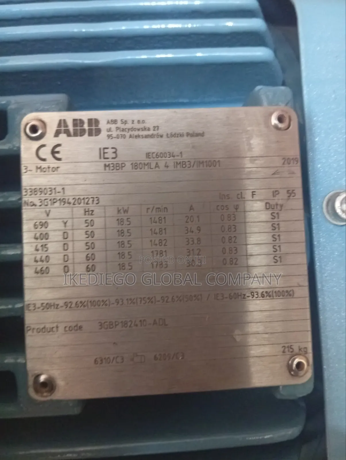 Abb Electric Motor Available Brand New