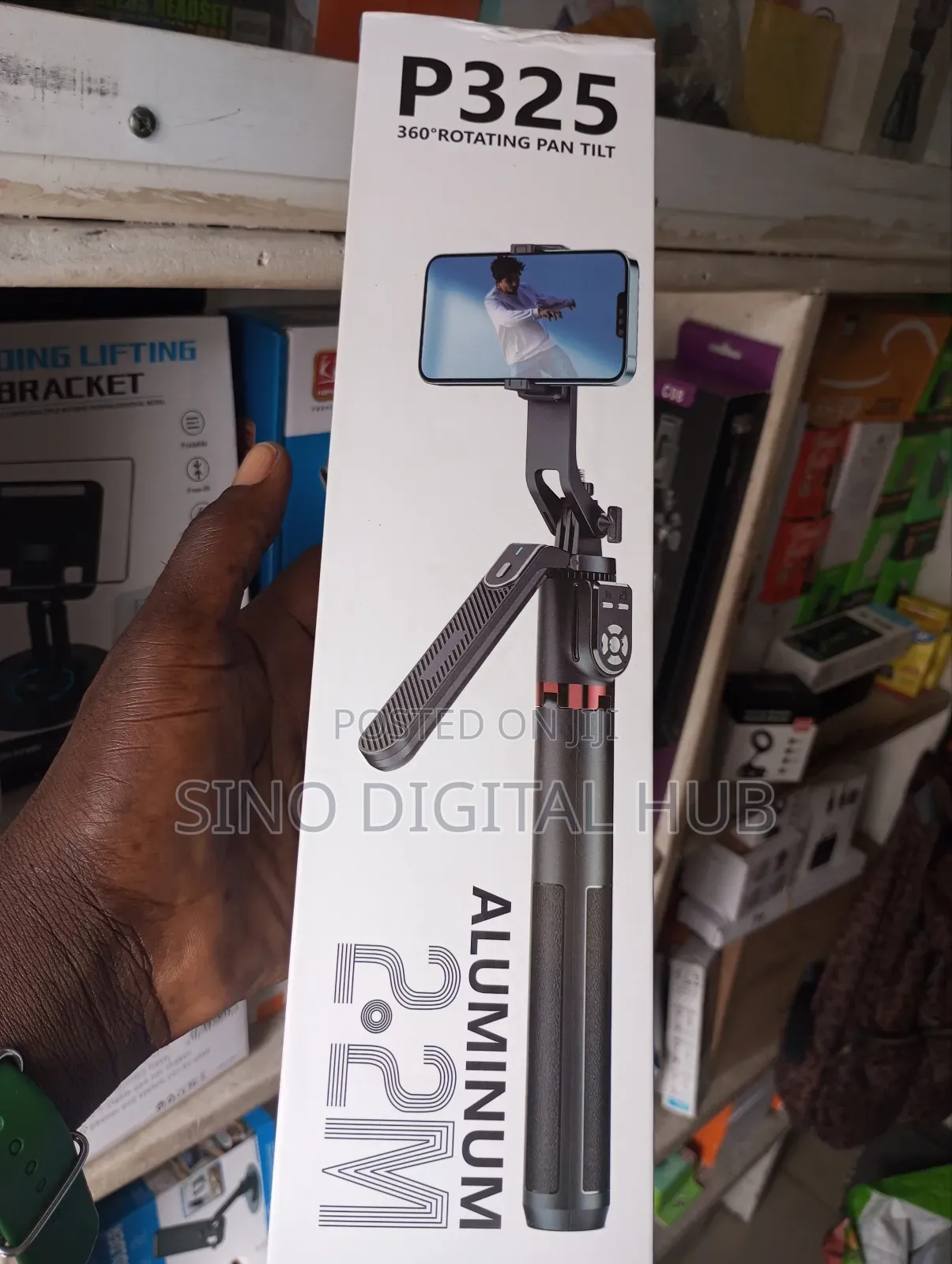 P 325 360" Rotating Pan Tilt Tripod Stand