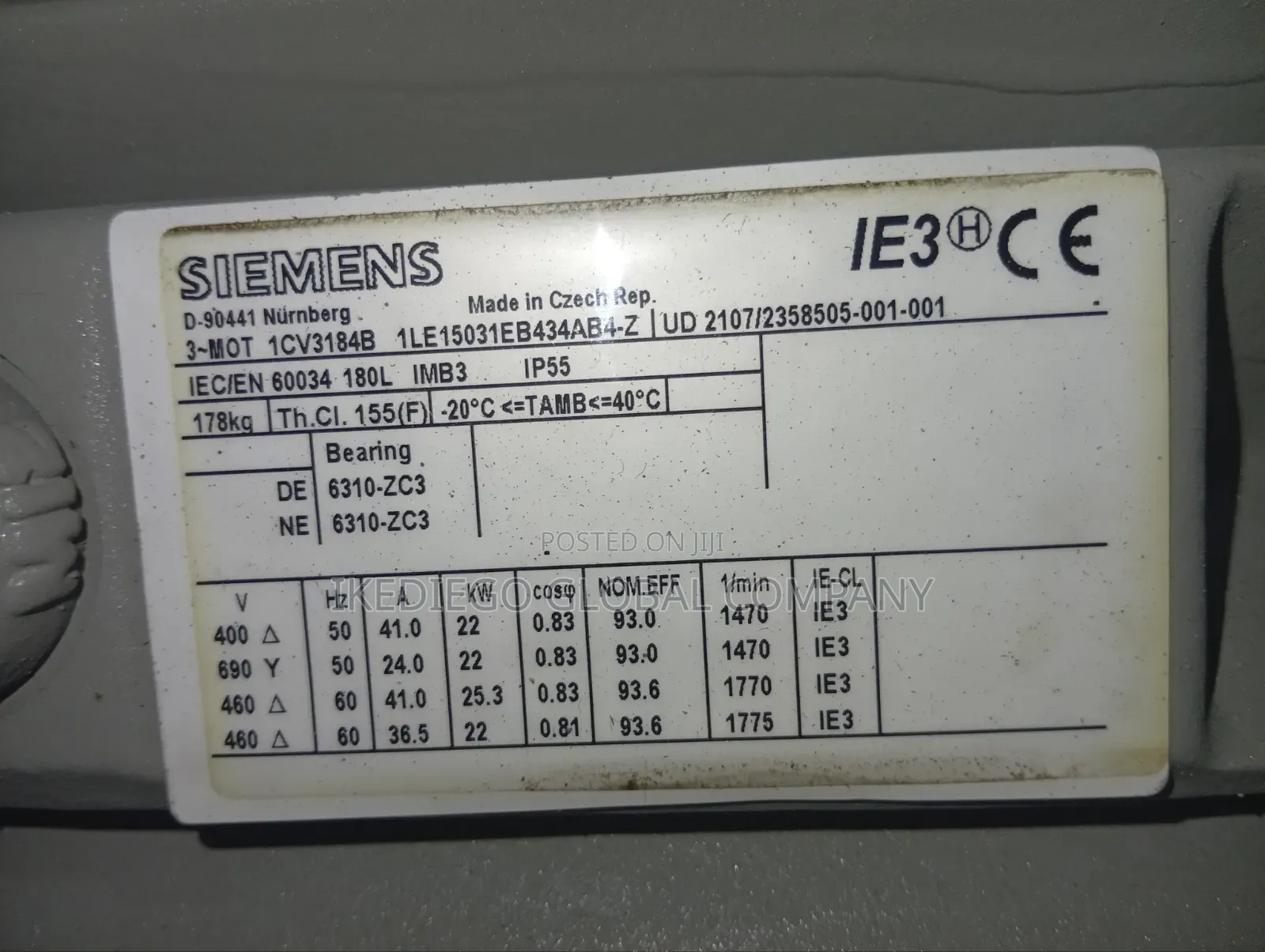 Siemens Electric Motor Brand New Available
