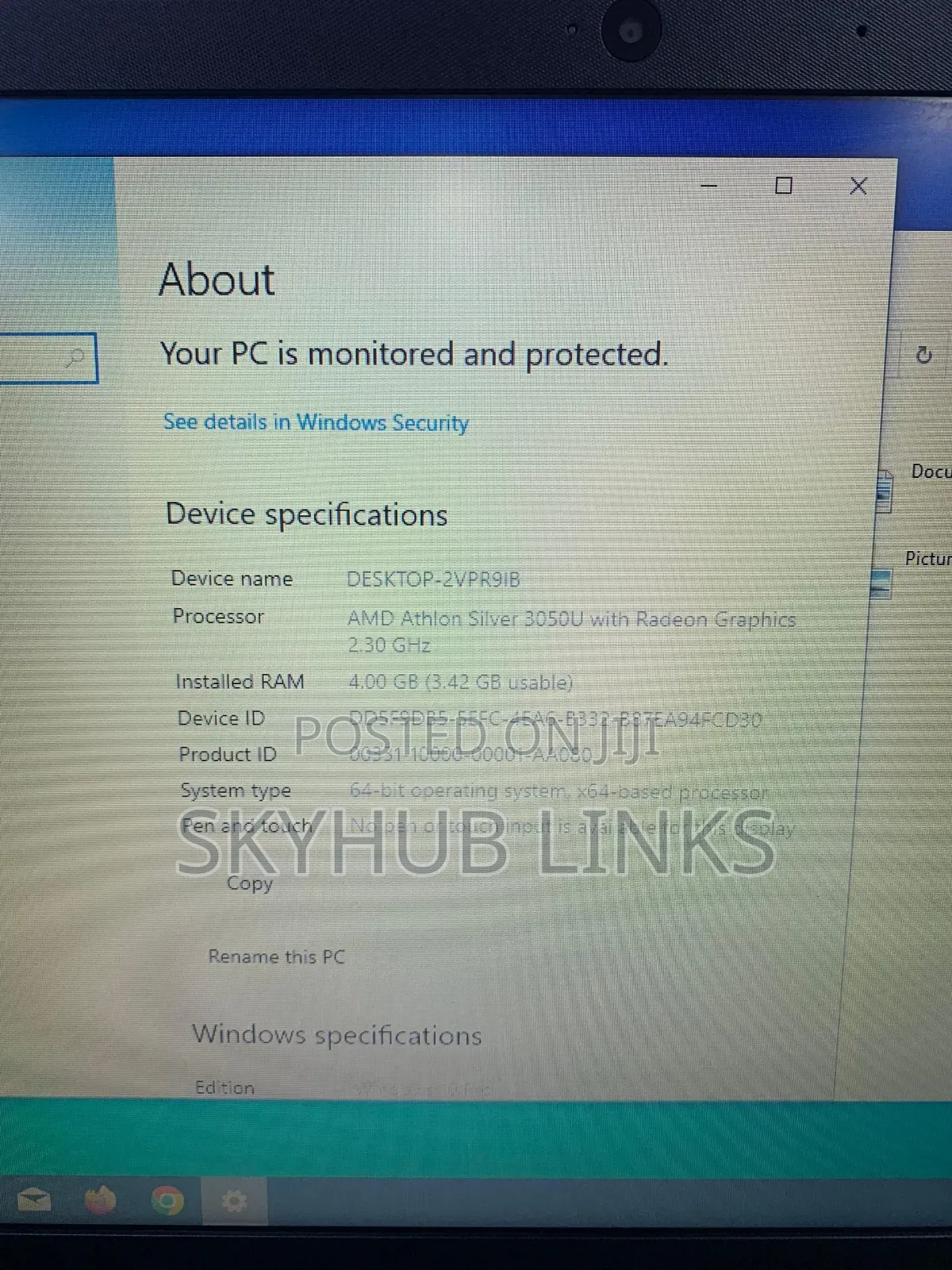 Laptop HP 240 G8 4GB AMD SSD 128GB