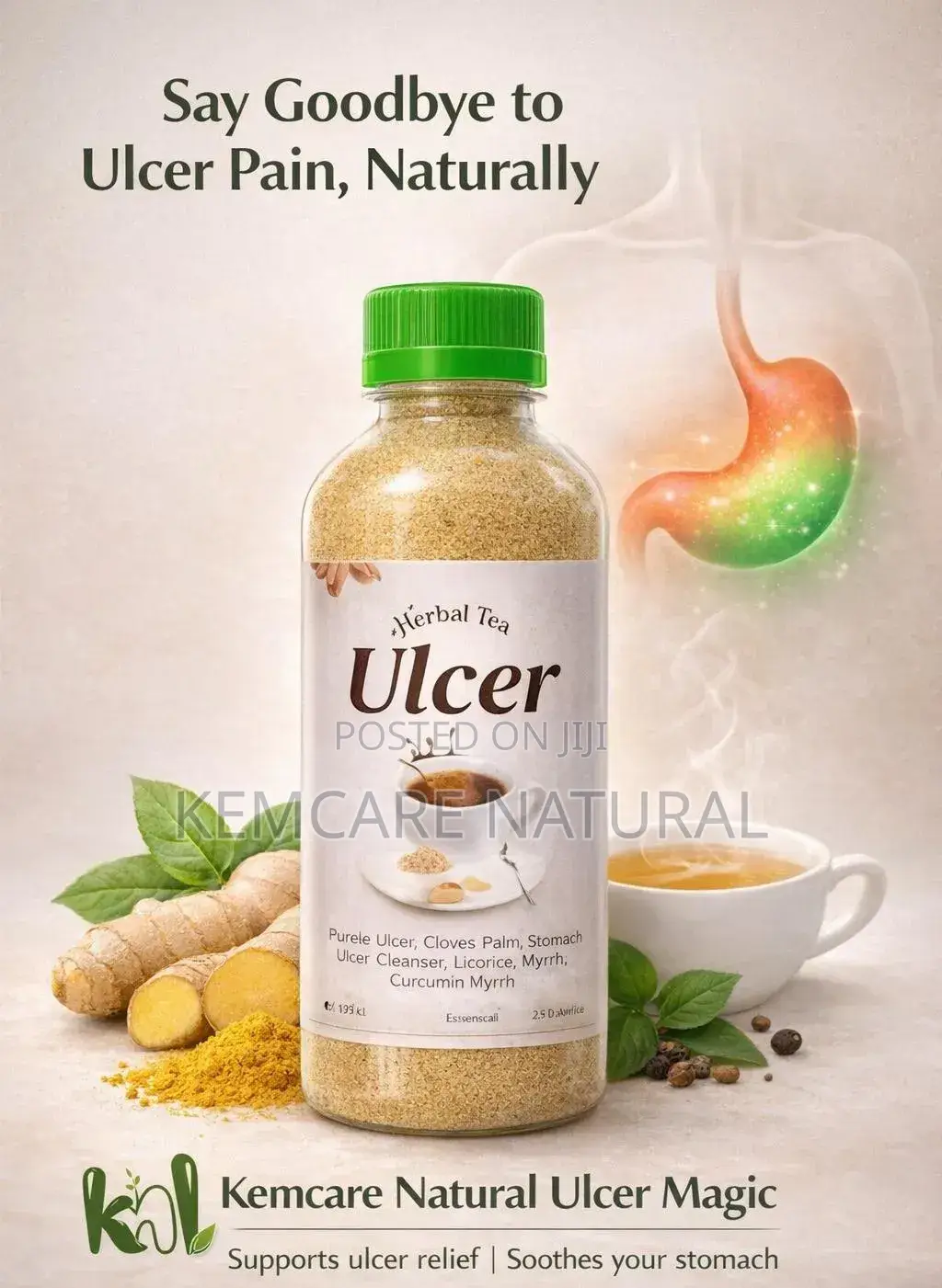 Kemcare Natural Ulcer Healing Natural Stomachache Remedy Gastritis