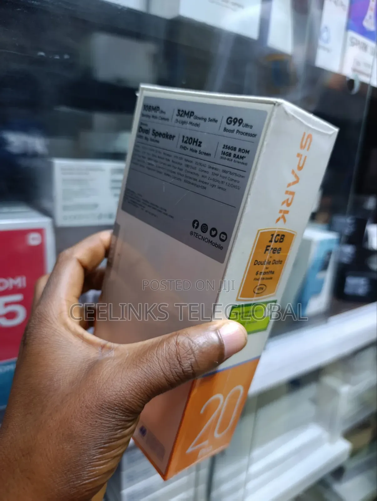 New Tecno Spark 20 Pro 256 GB Green