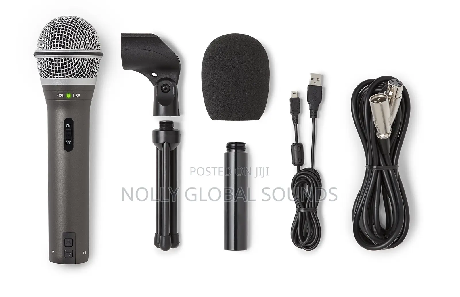 Samson Q2u Usb/XLR Dynamic Microphone Recording and Podcasting Pack