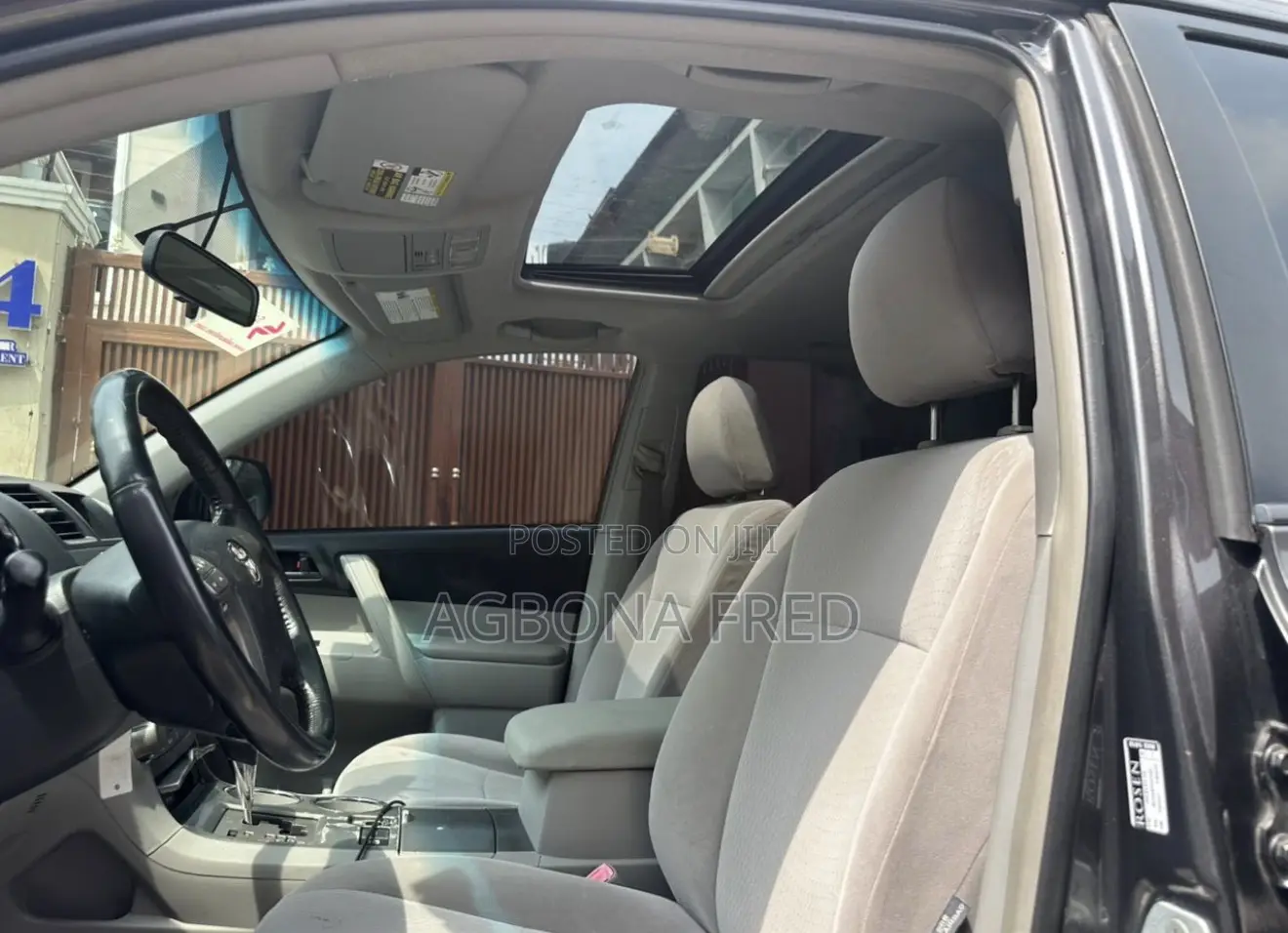 Toyota Highlander V6 2009 Gray