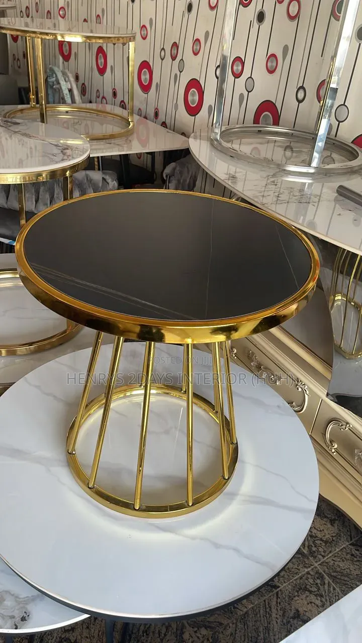 Side Stools Round Table