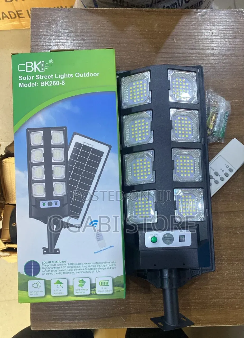 CBK Solar Street Light Outdoor (Model: Bk260-8)