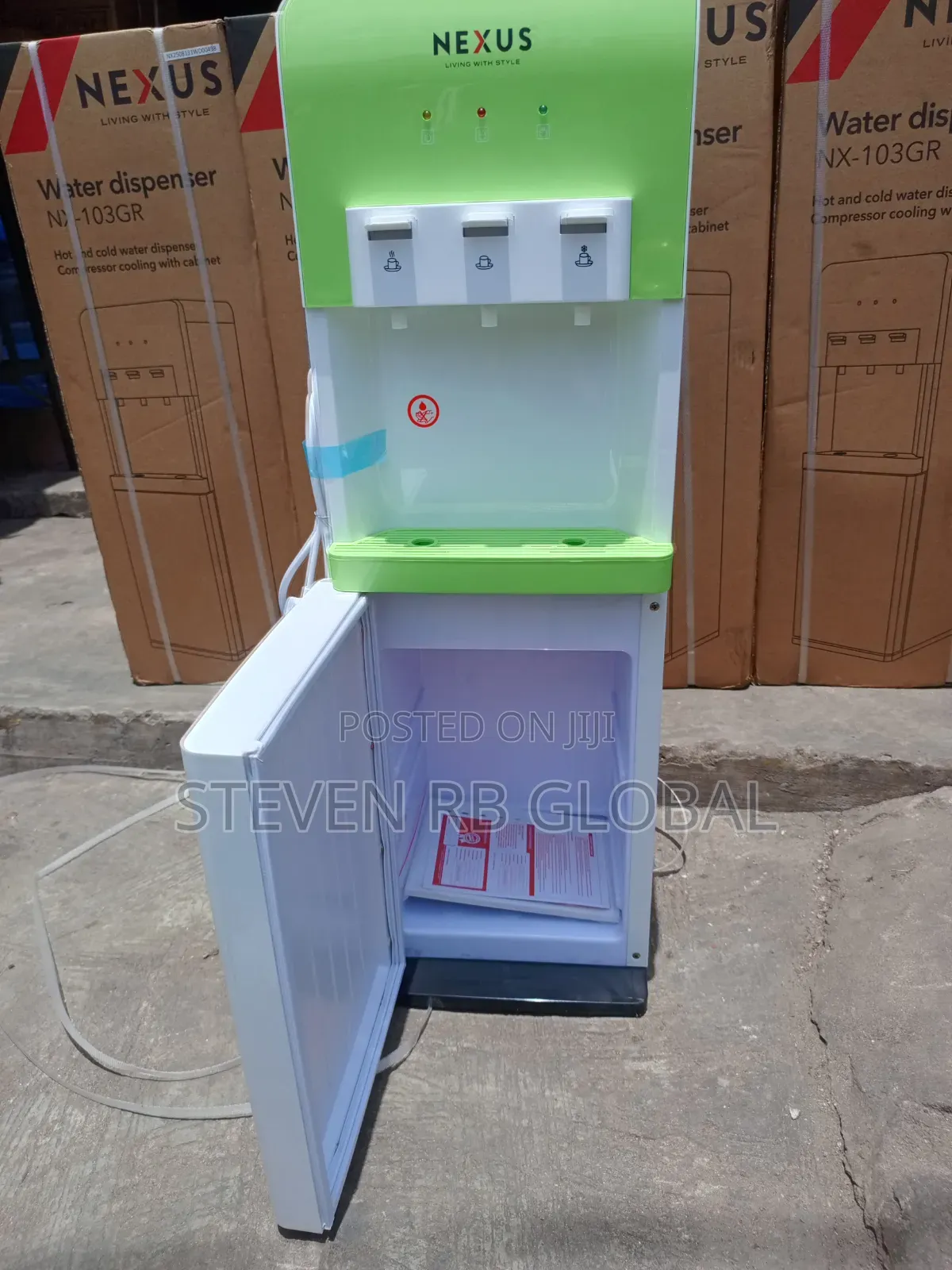 Nexus 3-Tap Water Dispenser With Led Indicator | Nx-103gr (Green)