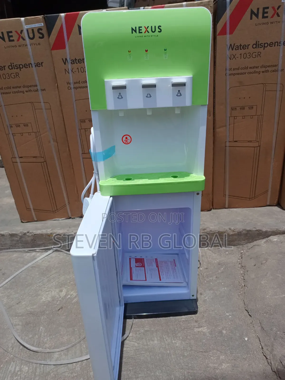 Nexus 3-Tap Water Dispenser With Led Indicator | Nx-103gr (Green)