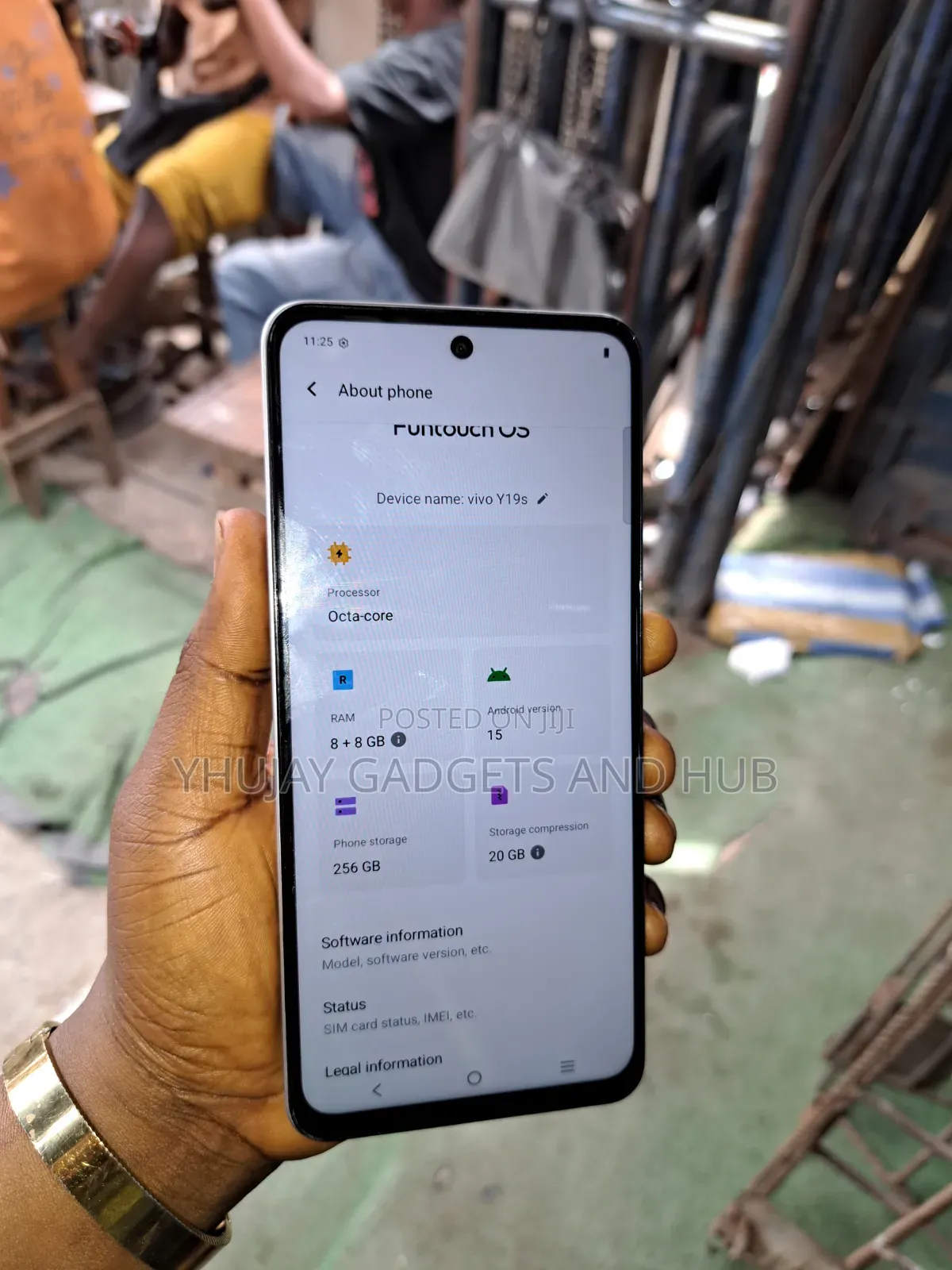 Vivo Y19s 128 GB White