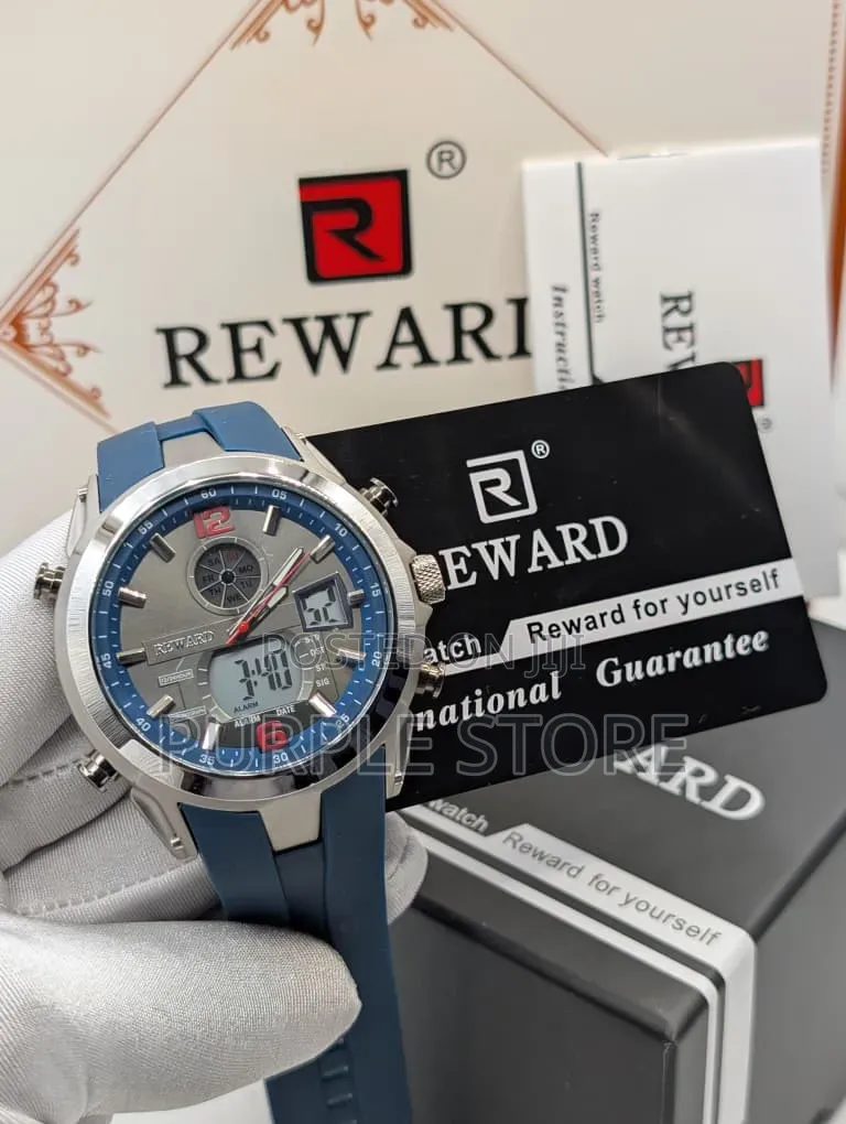 Rewardvip Digital and Analog Chronograph Watches