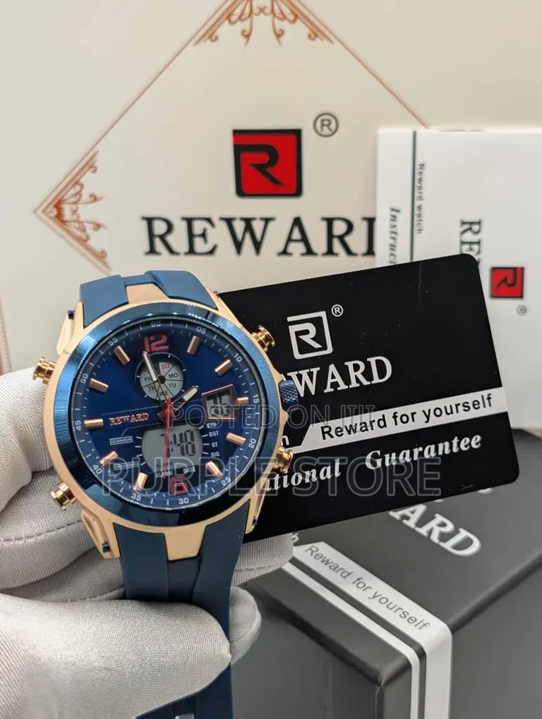 Rewardvip Digital and Analog Chronograph Watches